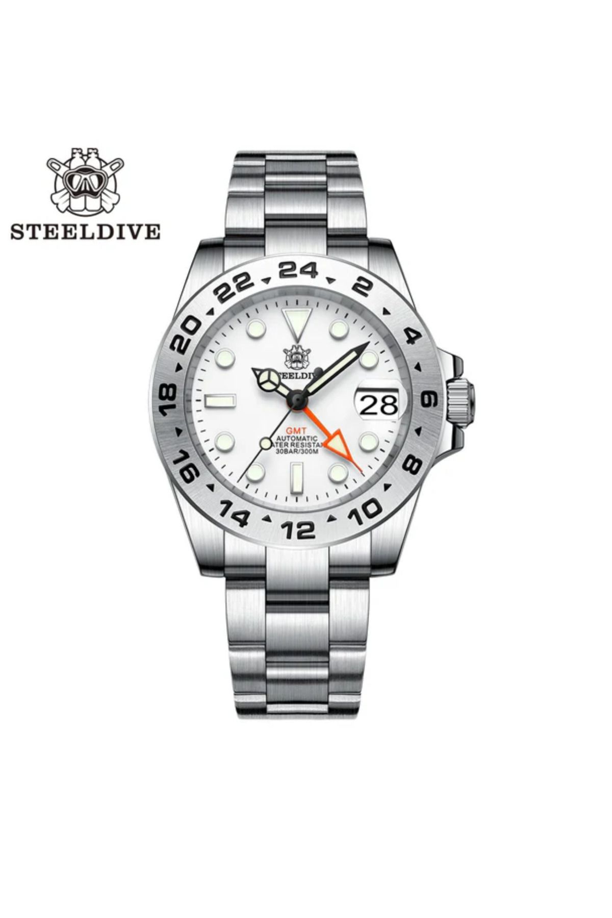Steeldive SD1992 NH34 GMT Otomatik Kol Saati (İTHALATÇI GARANTİLİ)