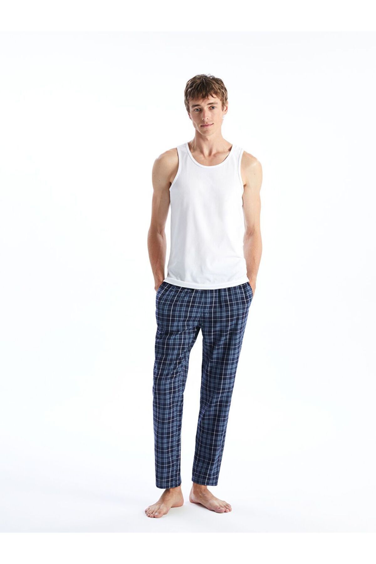 LC Waikiki Standart Kalıp Ekose Erkek Pijama Alt