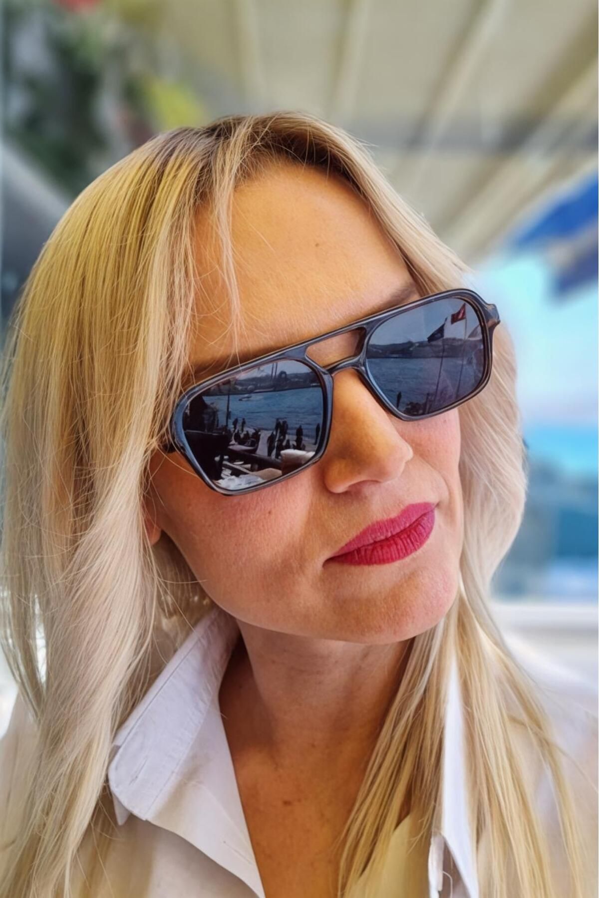 Mood Agenda Unisex Sidney Dikdörtgen Retro Model Güneş Gözlüğü