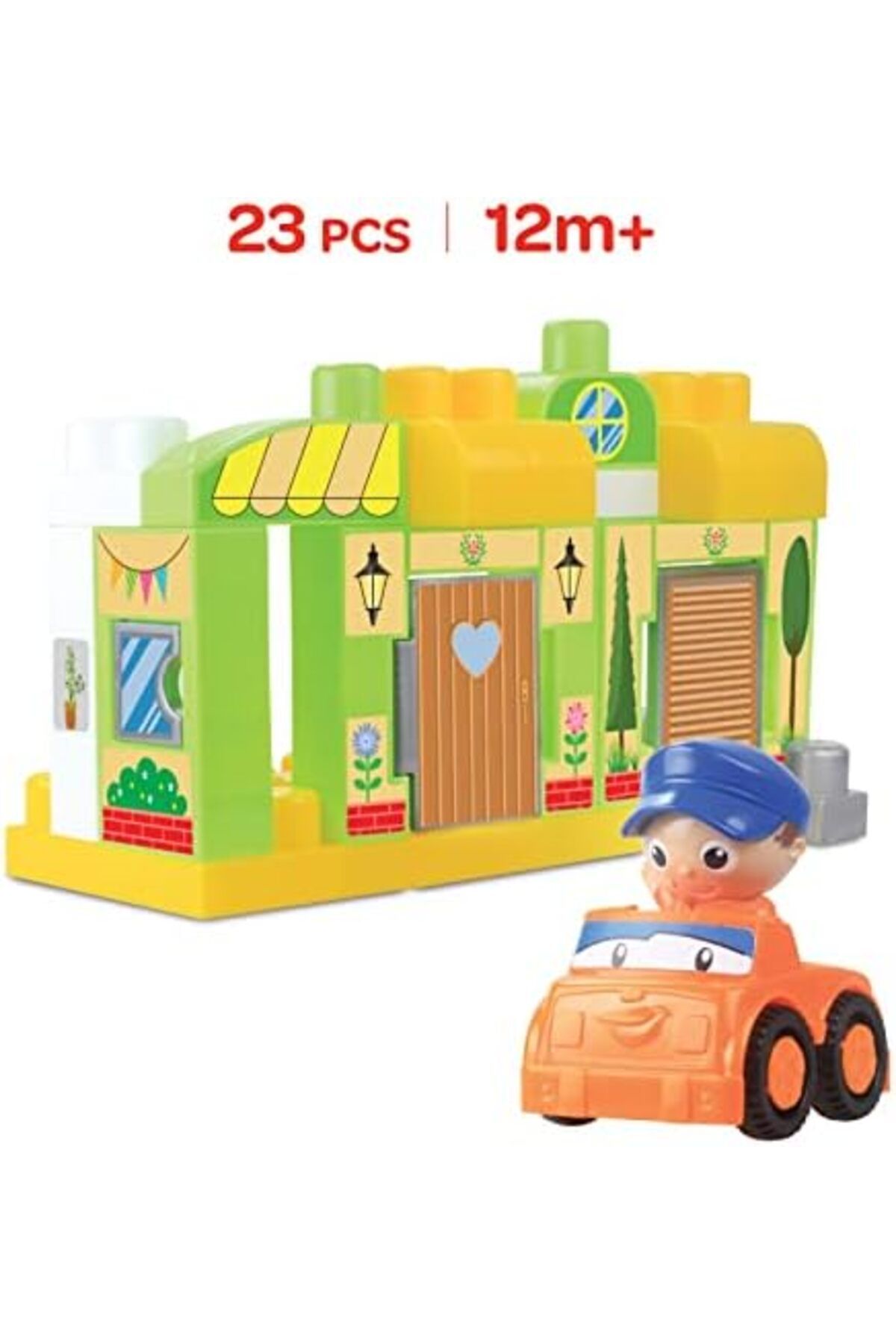 Moon-Dream Home – Building Block Toy Set – Learning Toddlers Colorful Building Bricks 6