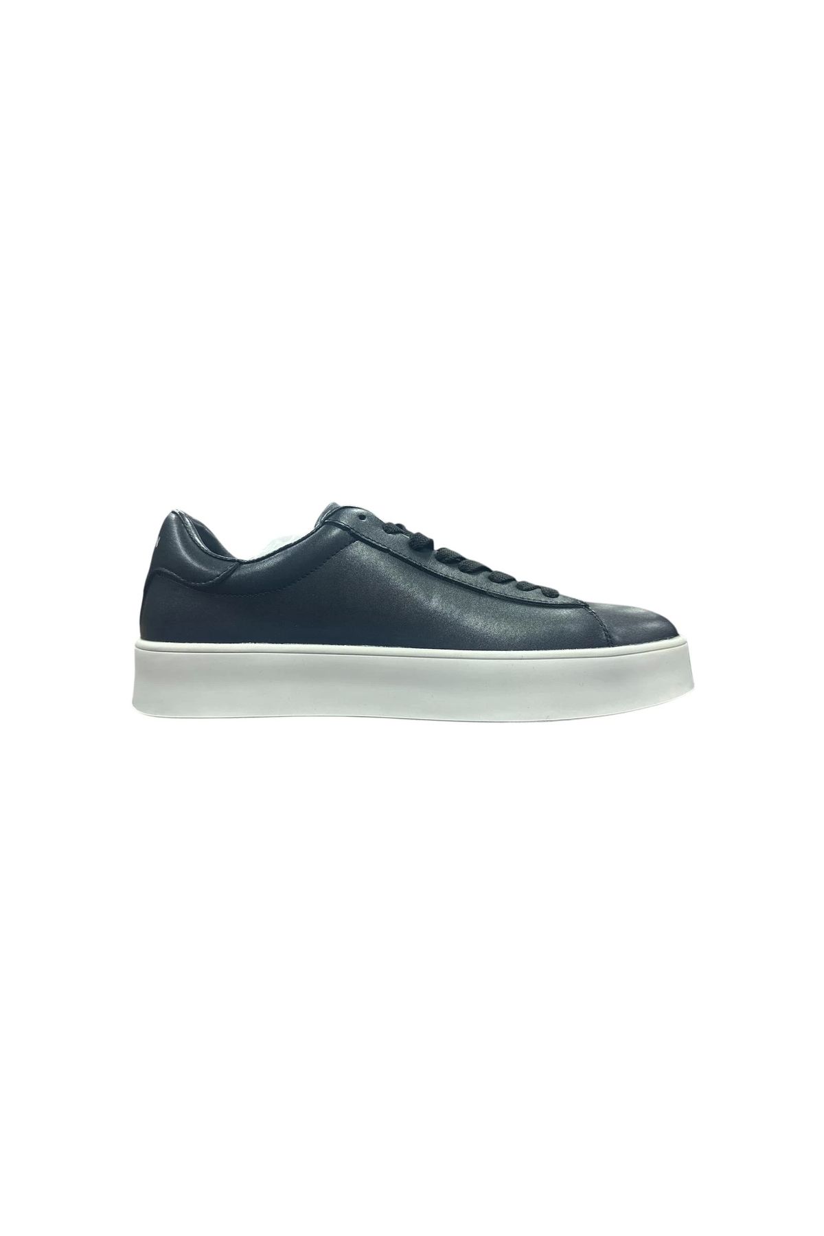 Lufian Anton Erkek Hakiki Deri Sneaker Siyah 111230254