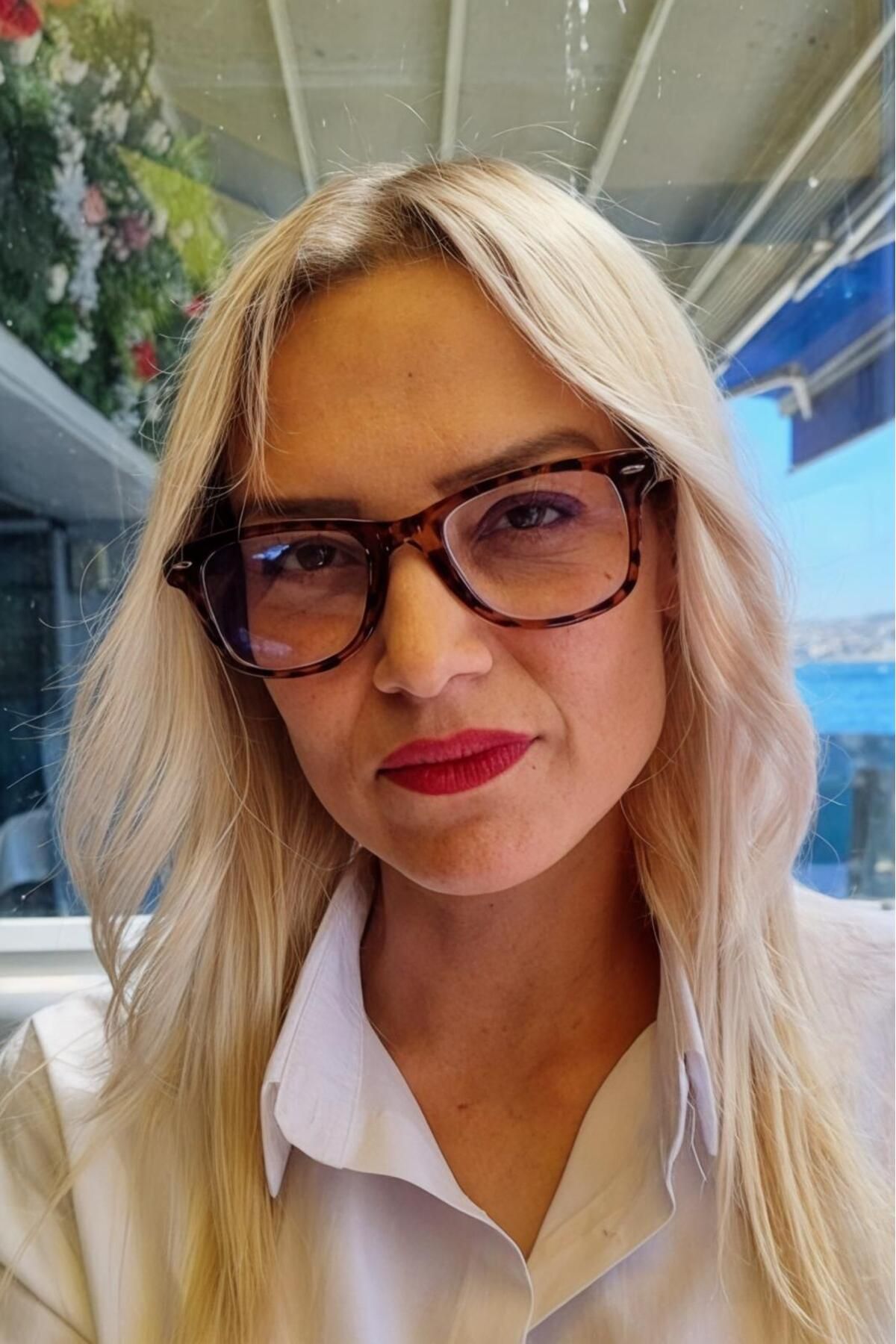 Mood Agenda Unisex Ronny Mavi Işık Korumalı Dinlendirici Kare Model Ekran Gözlüğü