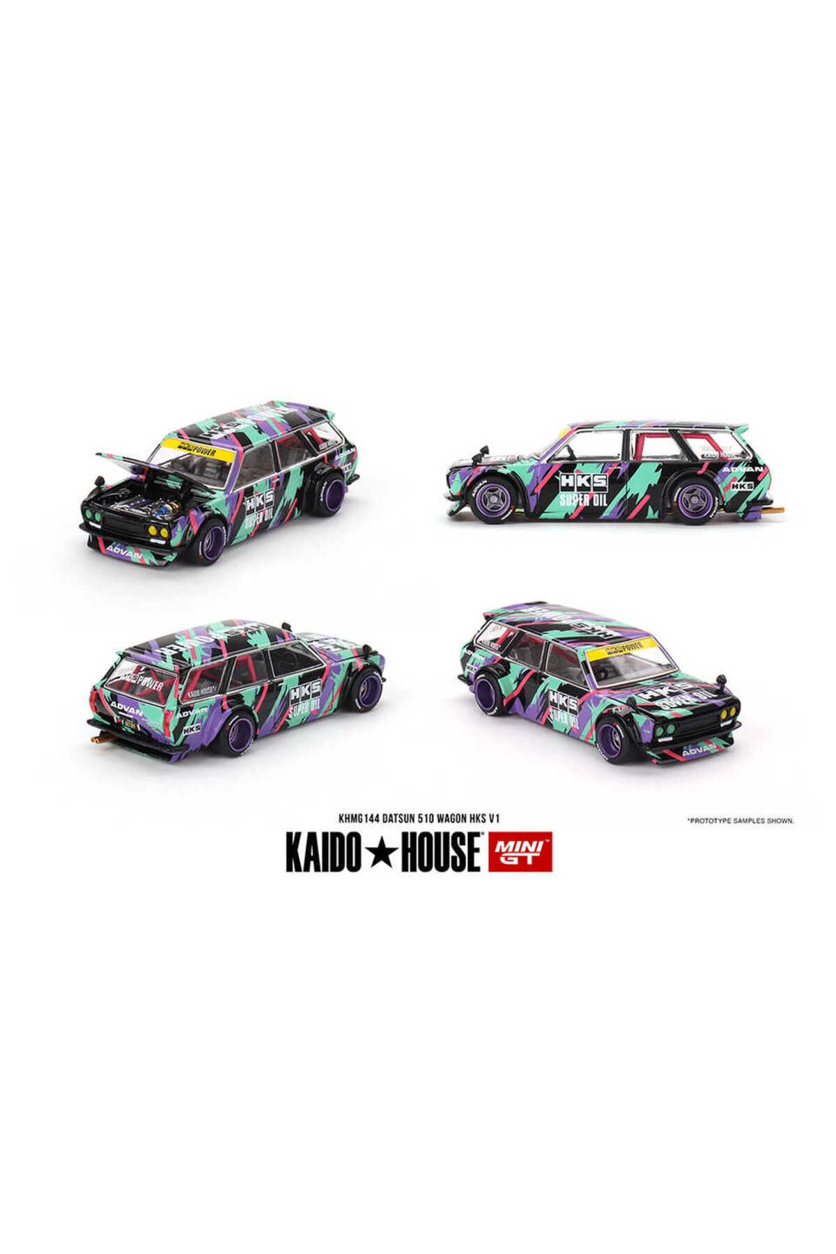 alpmodel Mini GT 1/64 Datsun KAIDO 510 Wagon HKS V1 KHMG144