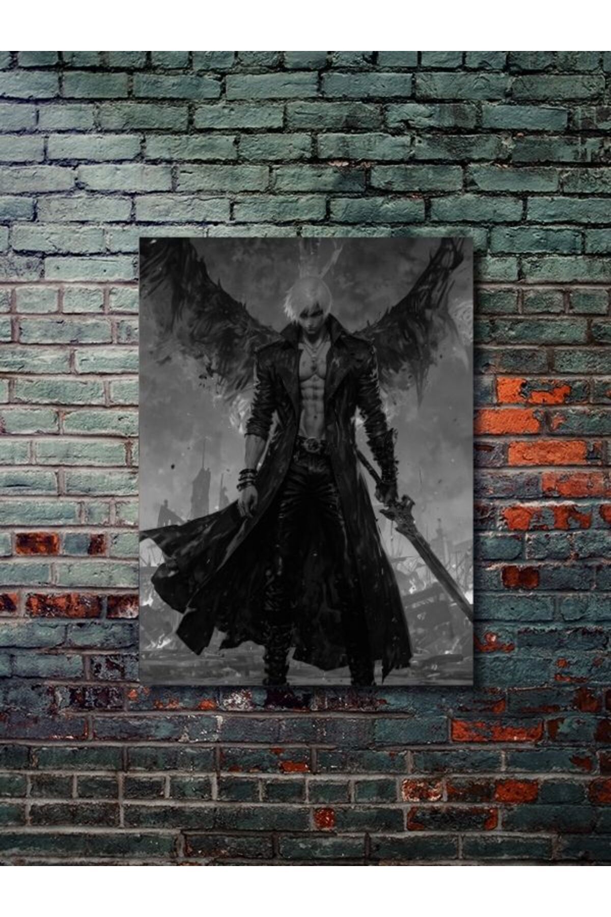 ZNC Devil May Cry, Eşsiz Tasarım Oyun, Karakter Posterleri, Özel Tasarım Kağıt Poster
