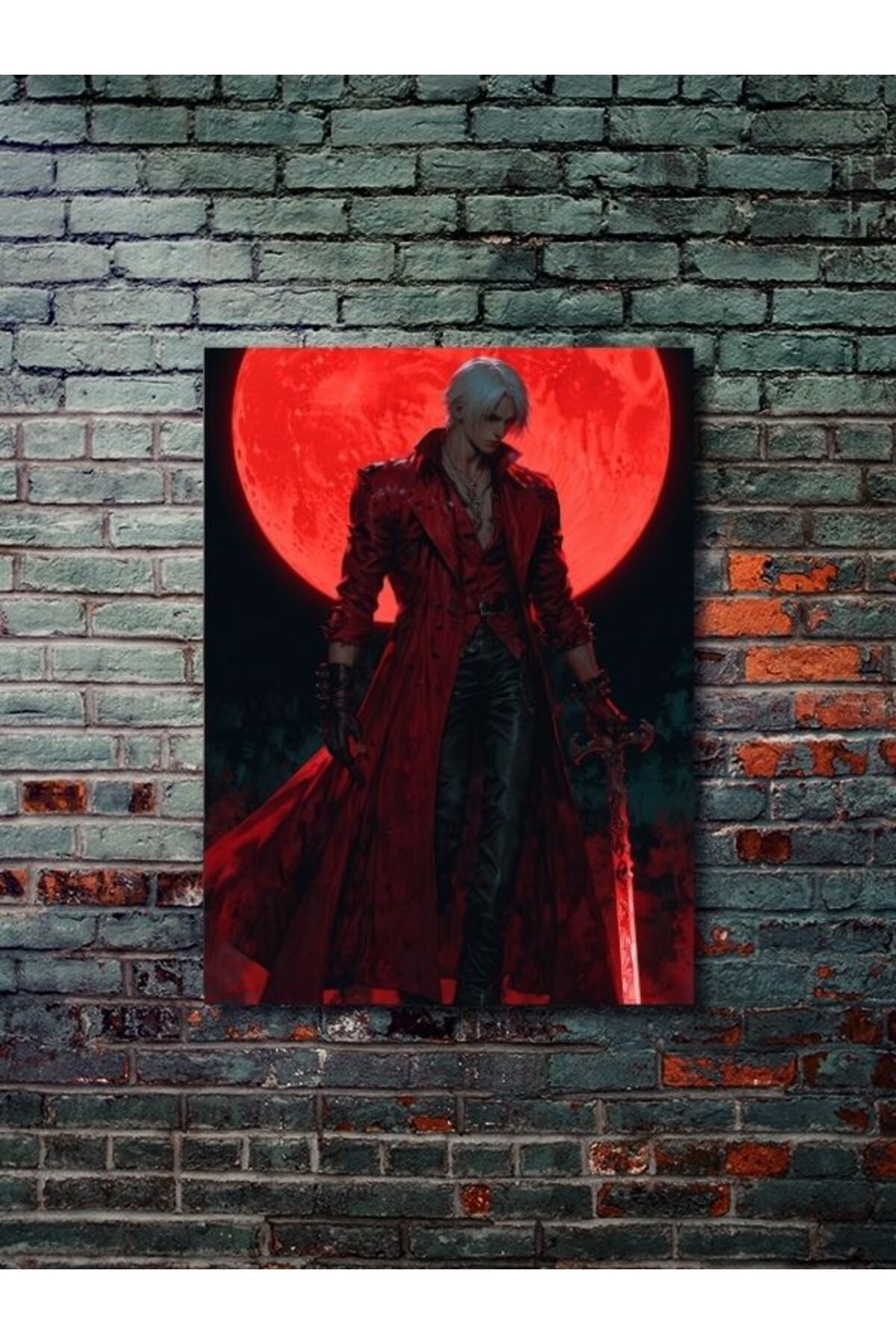 ZNC Devil May Cry, Eşsiz Tasarım Oyun, Karakter Posterleri, Özel Tasarım Kağıt Poster