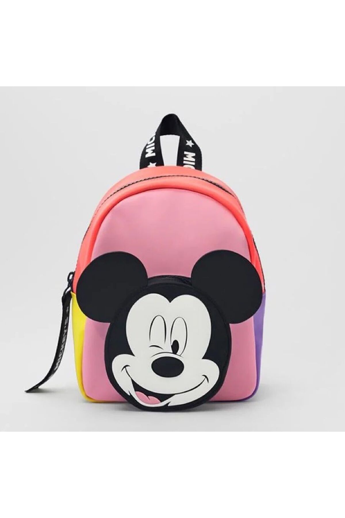 Emre Bebe Mickey Mouse Temalı Renkli Anaokulu & Kreş Sırt Çantası - Kız Erkek Çocuk