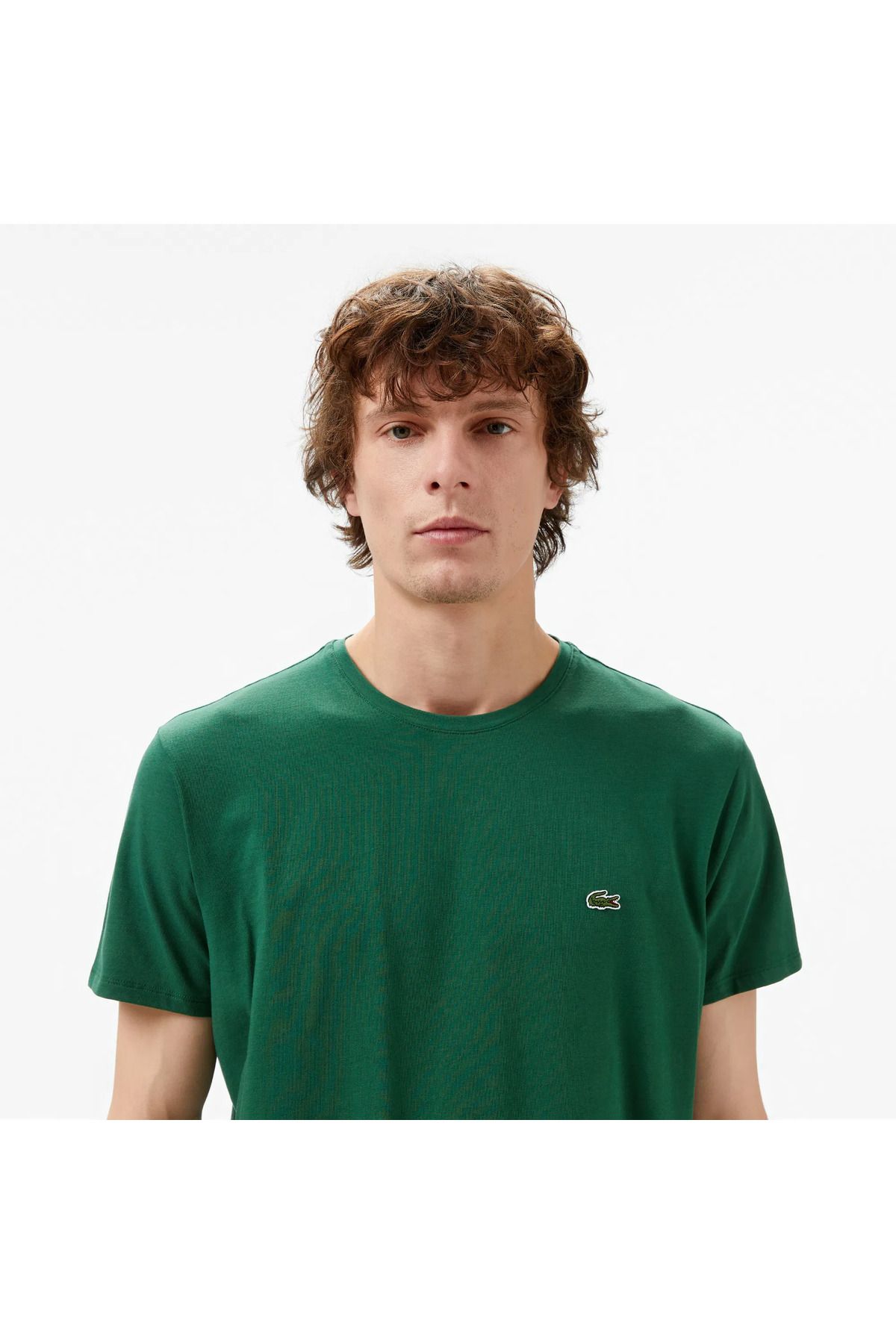 Lacoste Erkek Slim Fit Bisiklet Yaka Siyah T-Shirt
