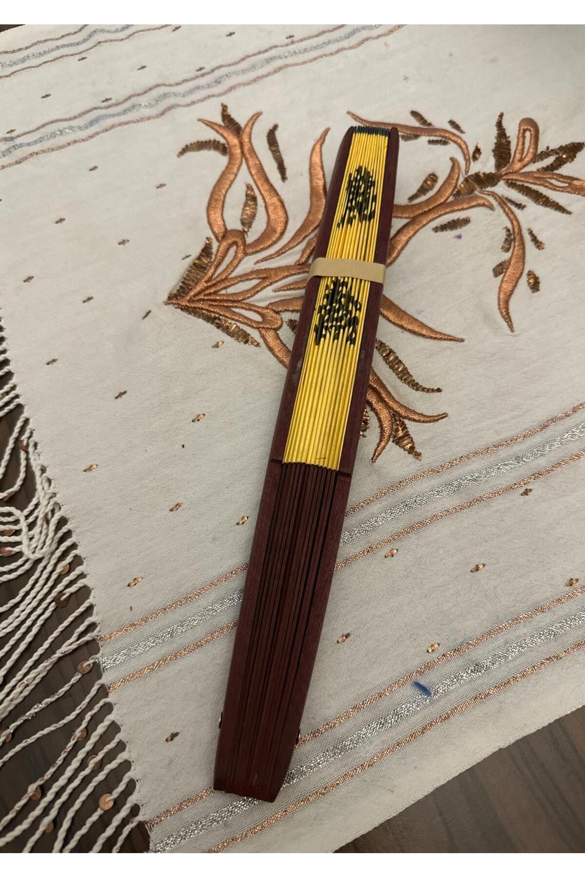 KARAASLAN 26 Cm Bambu,Yelpaze,Düğün,Kına,Organizasyon,Şenlik,Yaz ayları Serinleme,Dekor,Şık