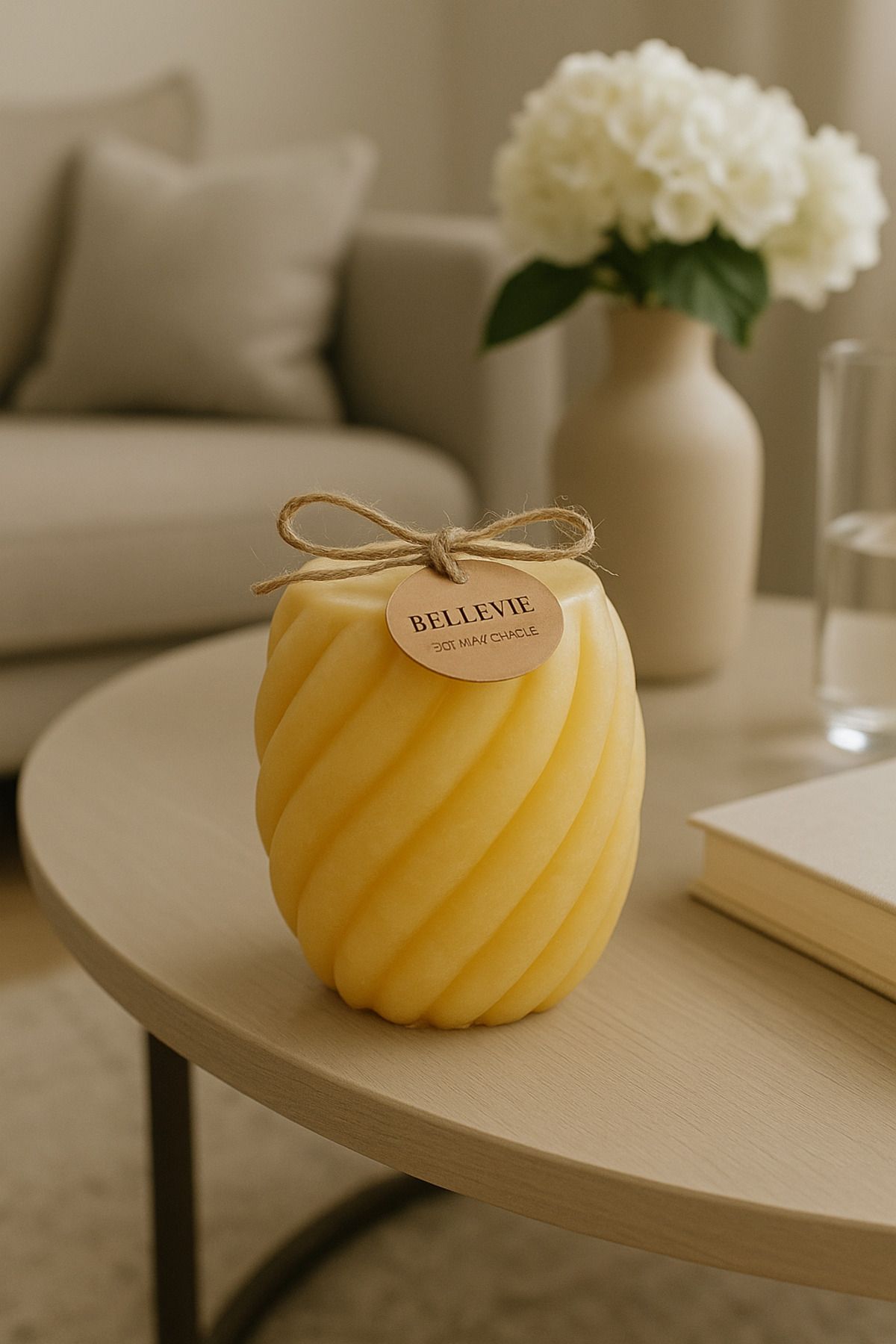 Handmade Dekoratif mum bellevie candles