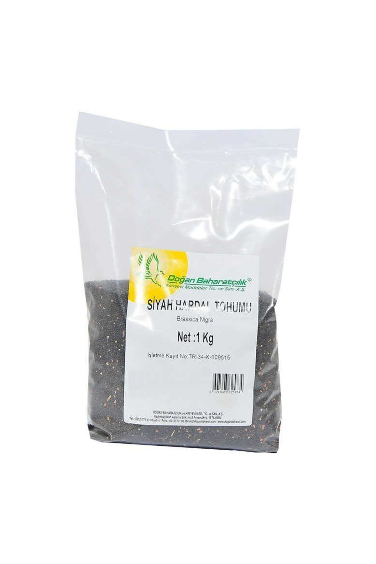 merland benvecocuk Hardal Tohumu Tane Doğal Siyah 1000 Gr Paket