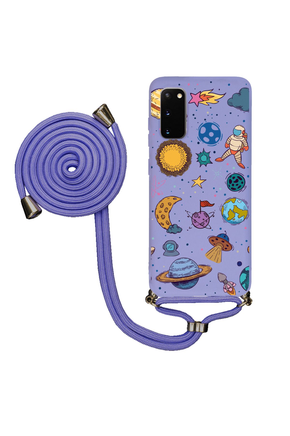 Royaleks Samsung S20 Plus İpli Lansman Kılıf - Astral