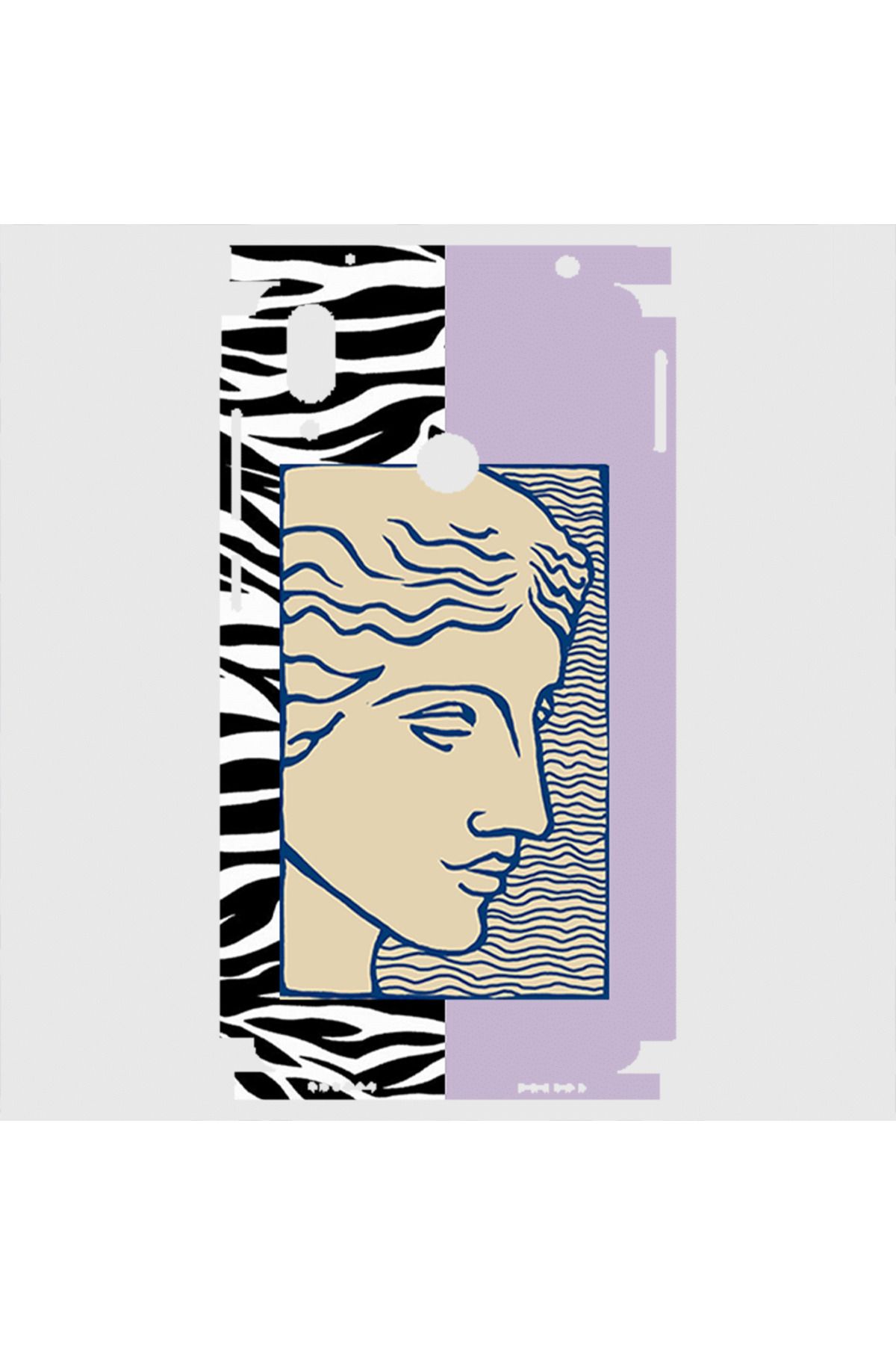 Royaleks Huawei Y7 2019 Telefon Kaplama - Leopar Face