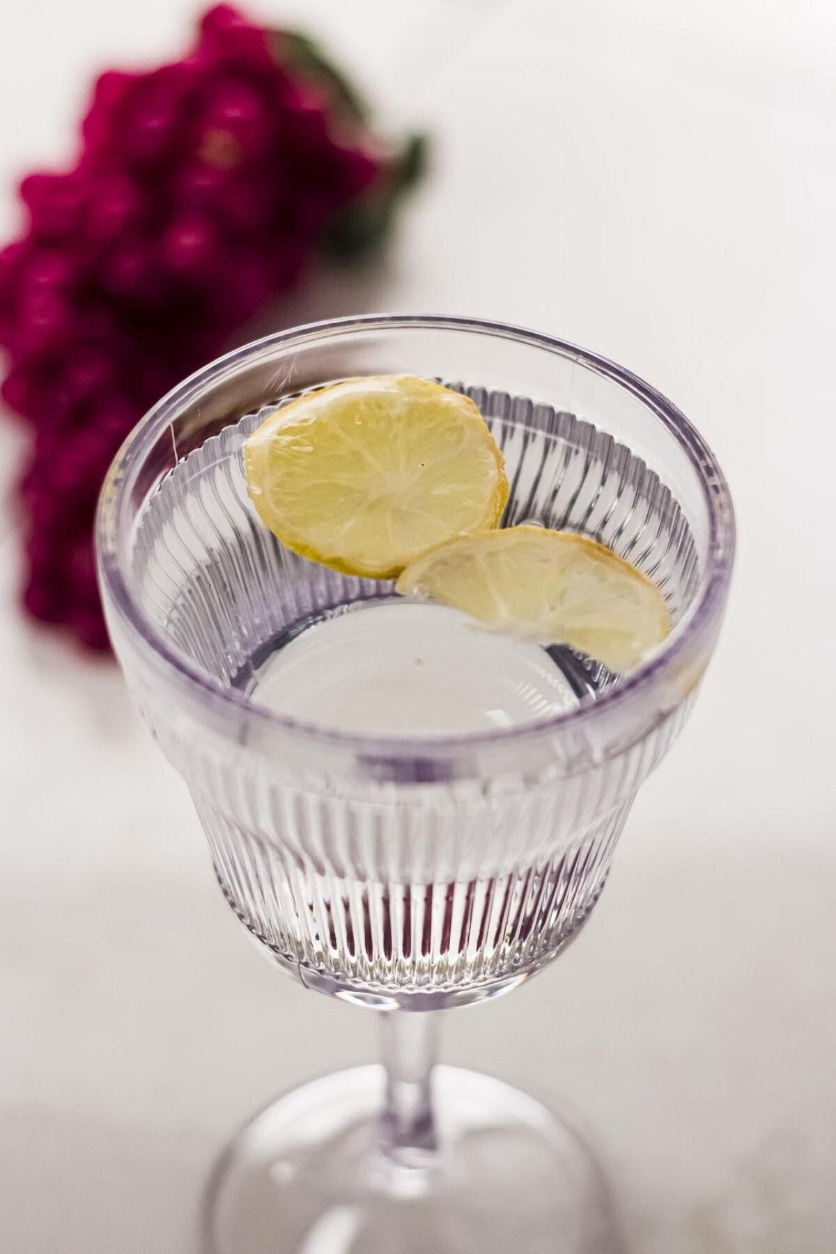 Avantaj Kapıda ® Akrilik Şeffaf Tekli Kadeh & Su Meşrubat Kahve Yanı Bardağı 300 ml ( Cam Değildir )
