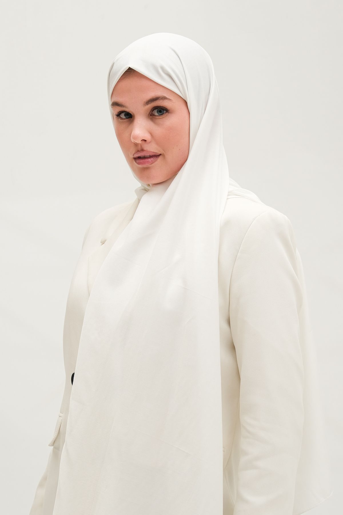 Aida Scarfs Lina Pure Şal Beyaz