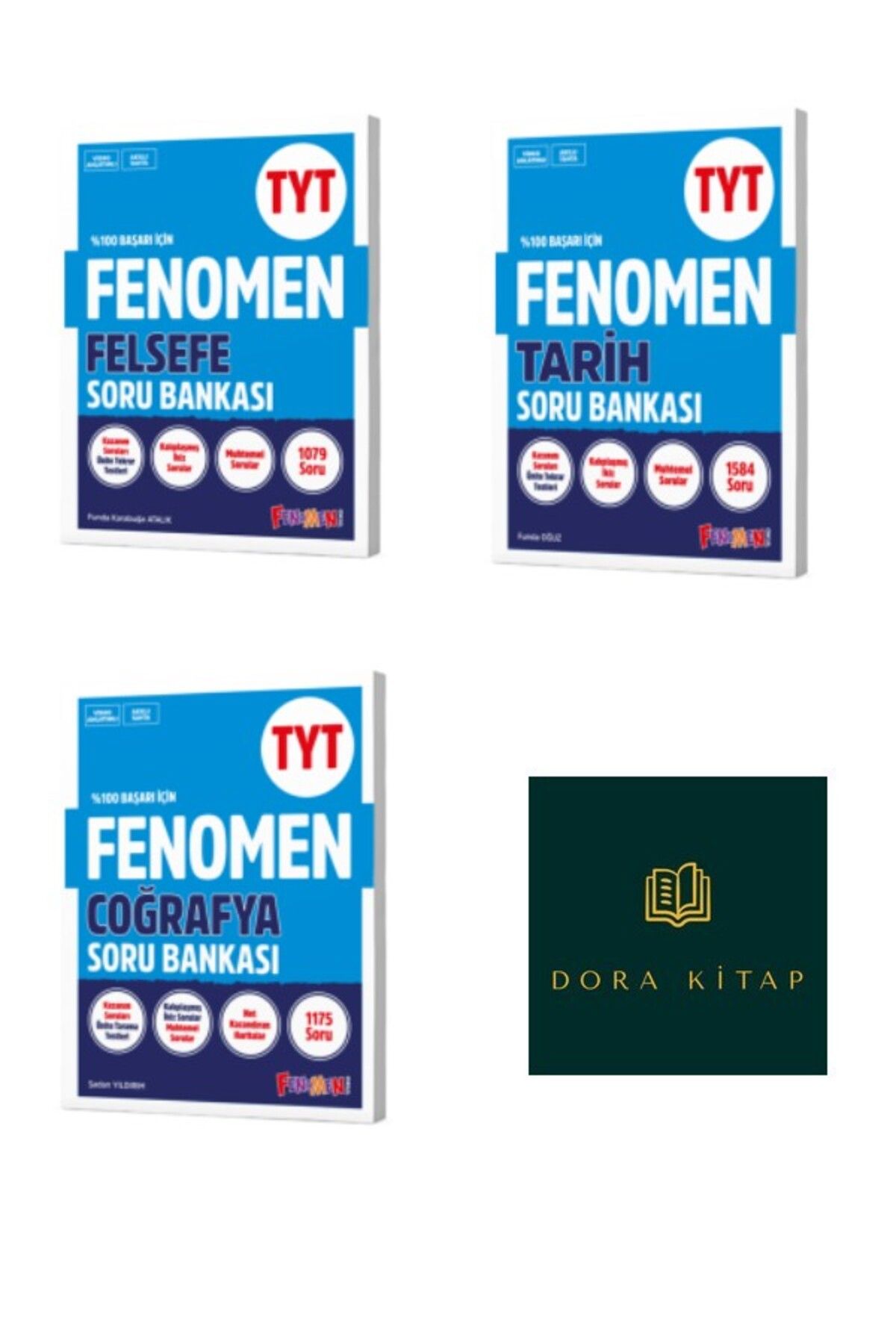 Fenomen Yayıncılık FENOMEN TYT TARİH, COĞRAFYA ve FELSEFE BANKASI