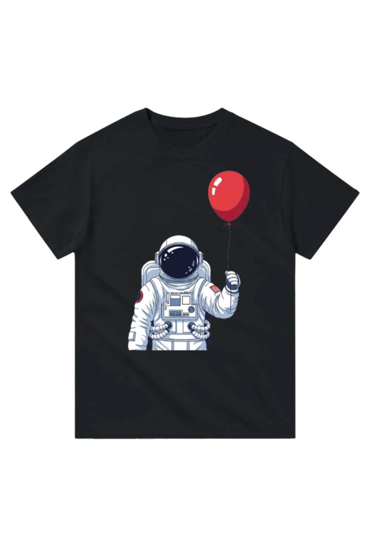 Yeta Modern Astronot Balon Tasarım Tişört