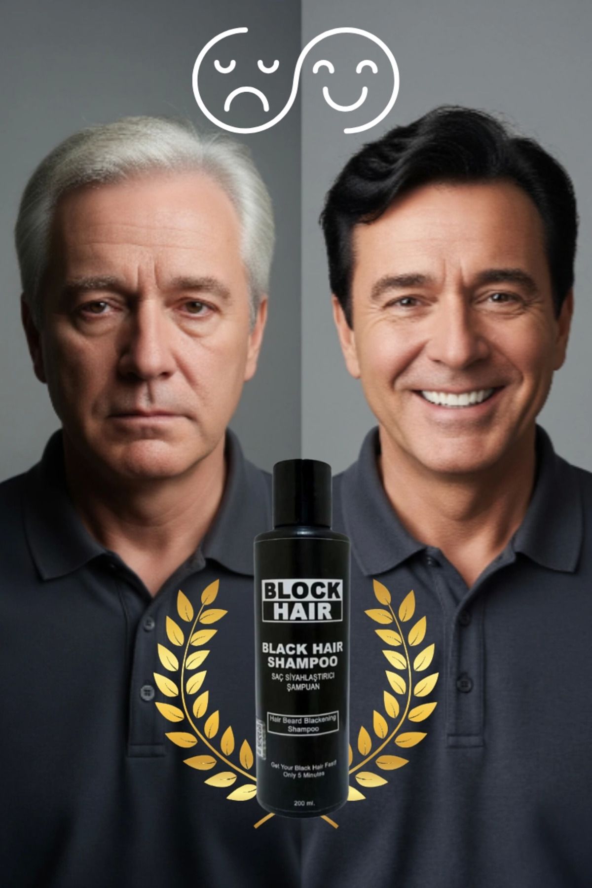 DENİZBİLİŞİM Block Hair Saçları Siyahlaştıran Şampuan 200Ml Anında Etki