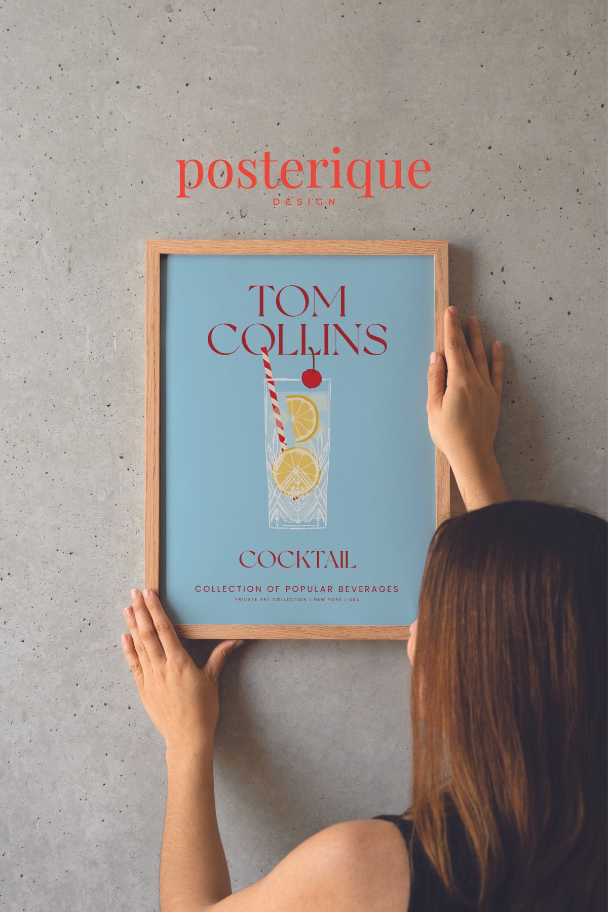 posterique Coctail Tom Collins