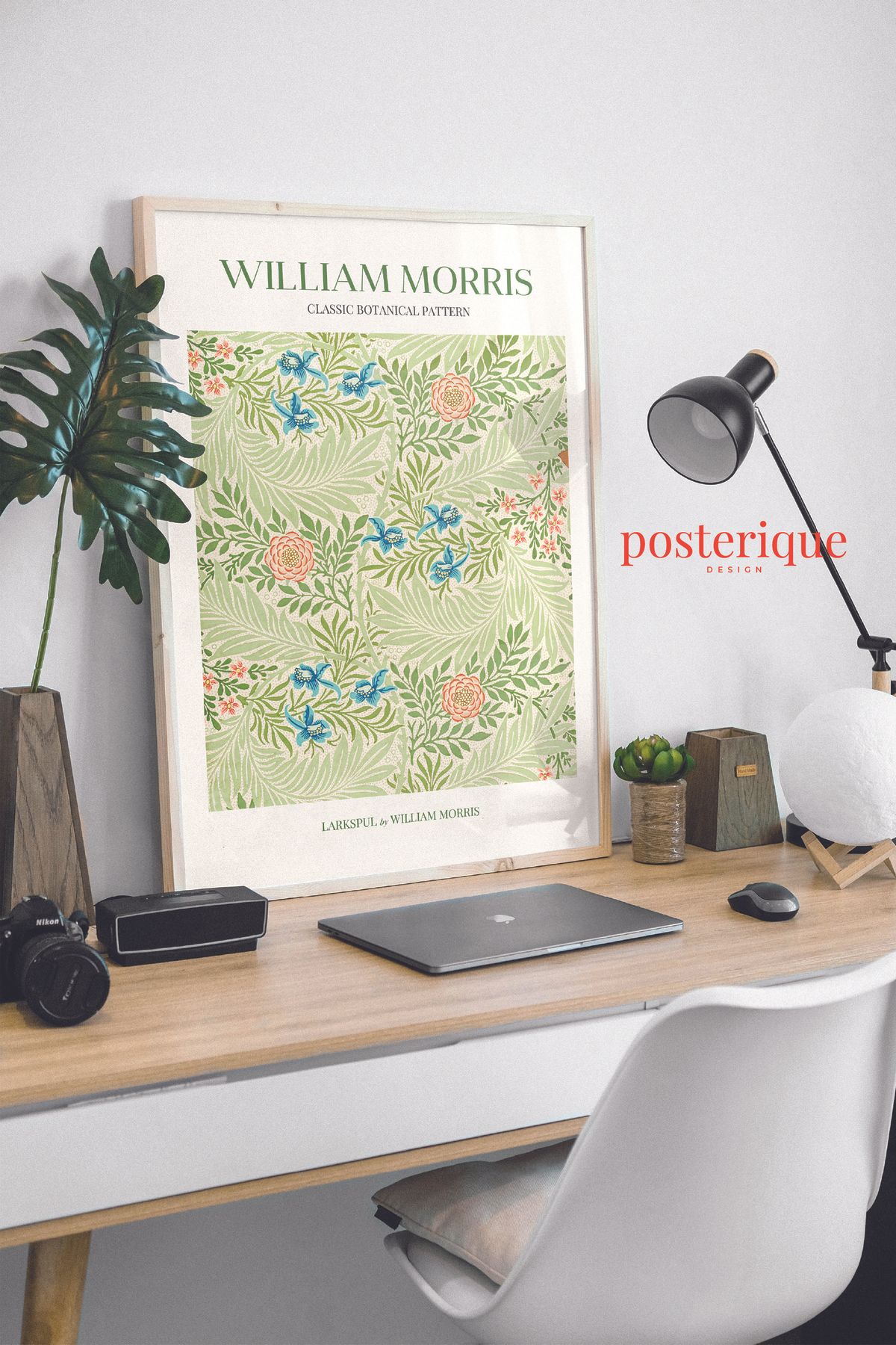 posterique William Morris Çerçevesiz Poster Çerçevesiz Tablo