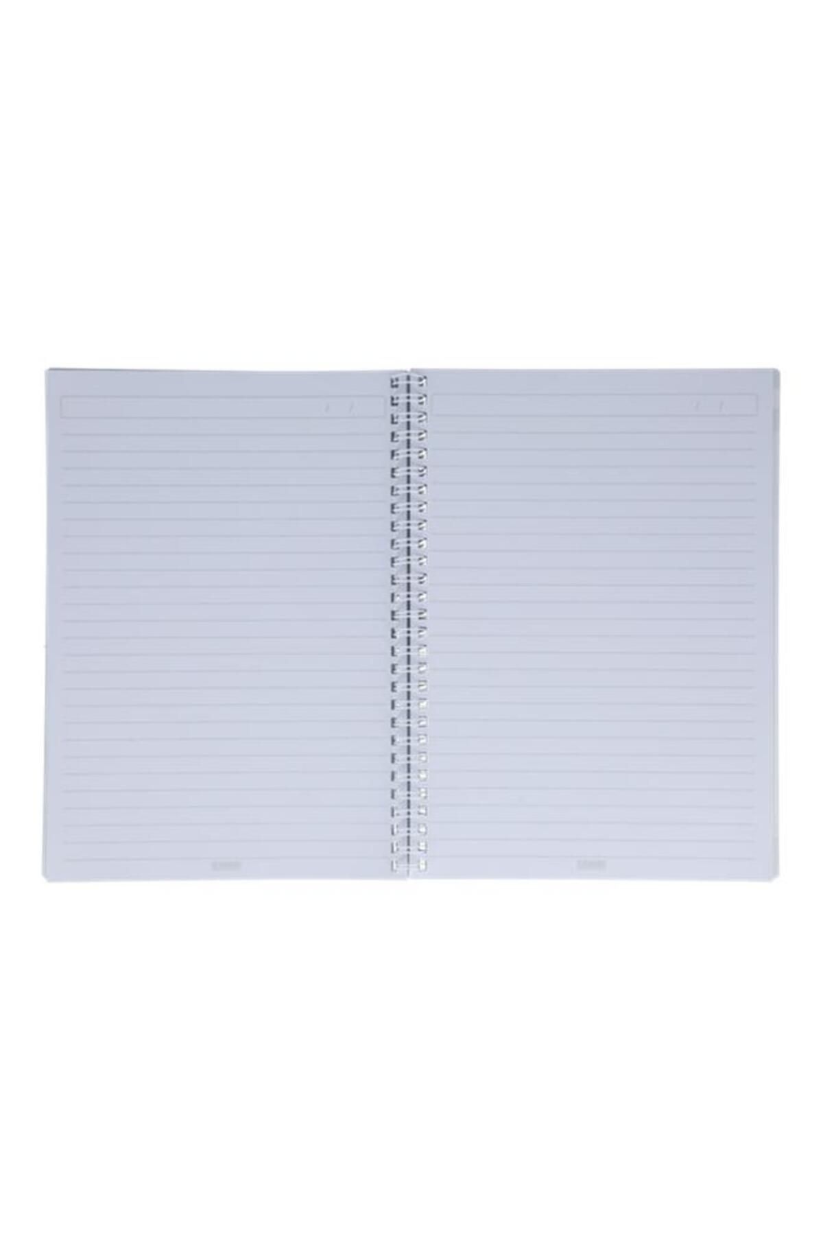 Generic-KANARI 100-Sheets Plastic B5 Spiral Bound Notebook Assorted Color 90081-0009 5