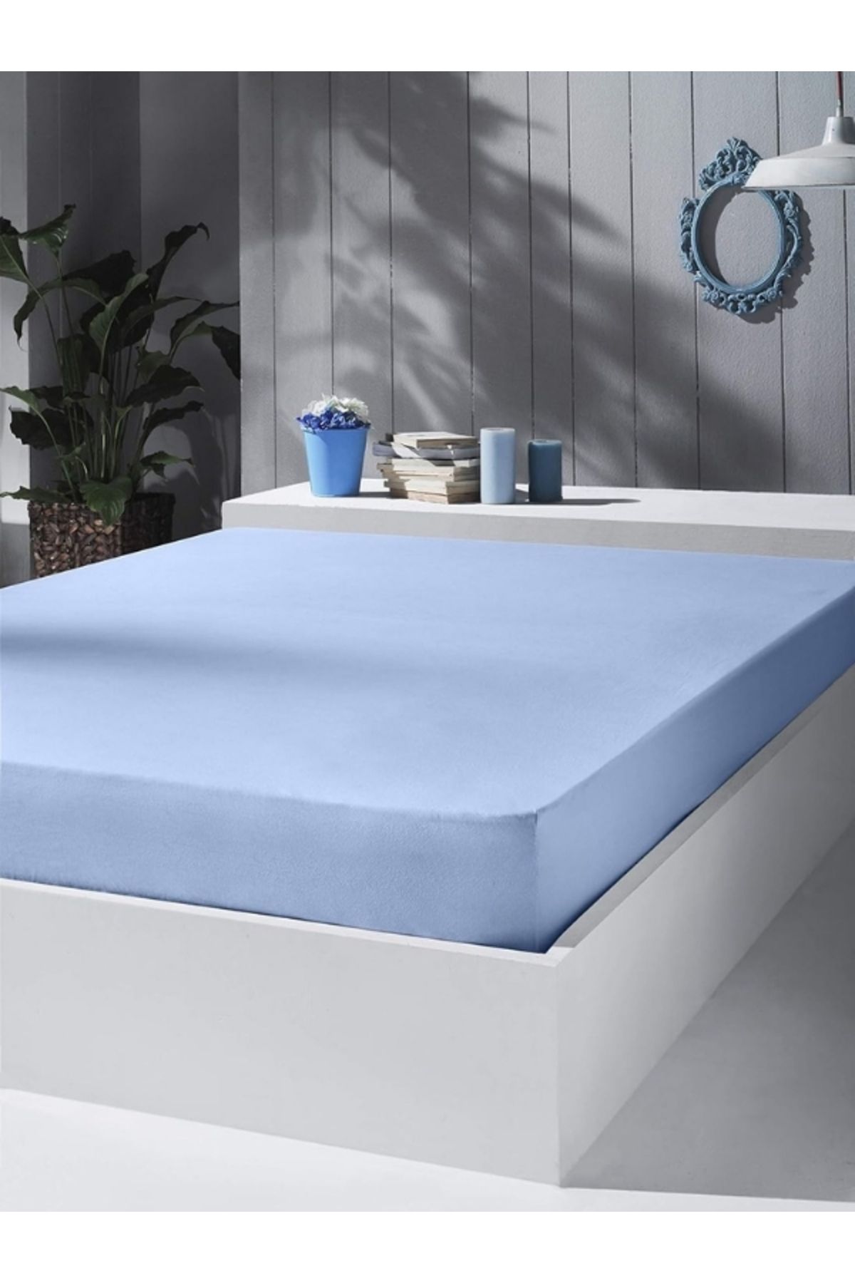 Artiva Home Collection Çift Kişilik Fitted Lastikli Çarşaf %100 Pamuklu Penye Kumaş