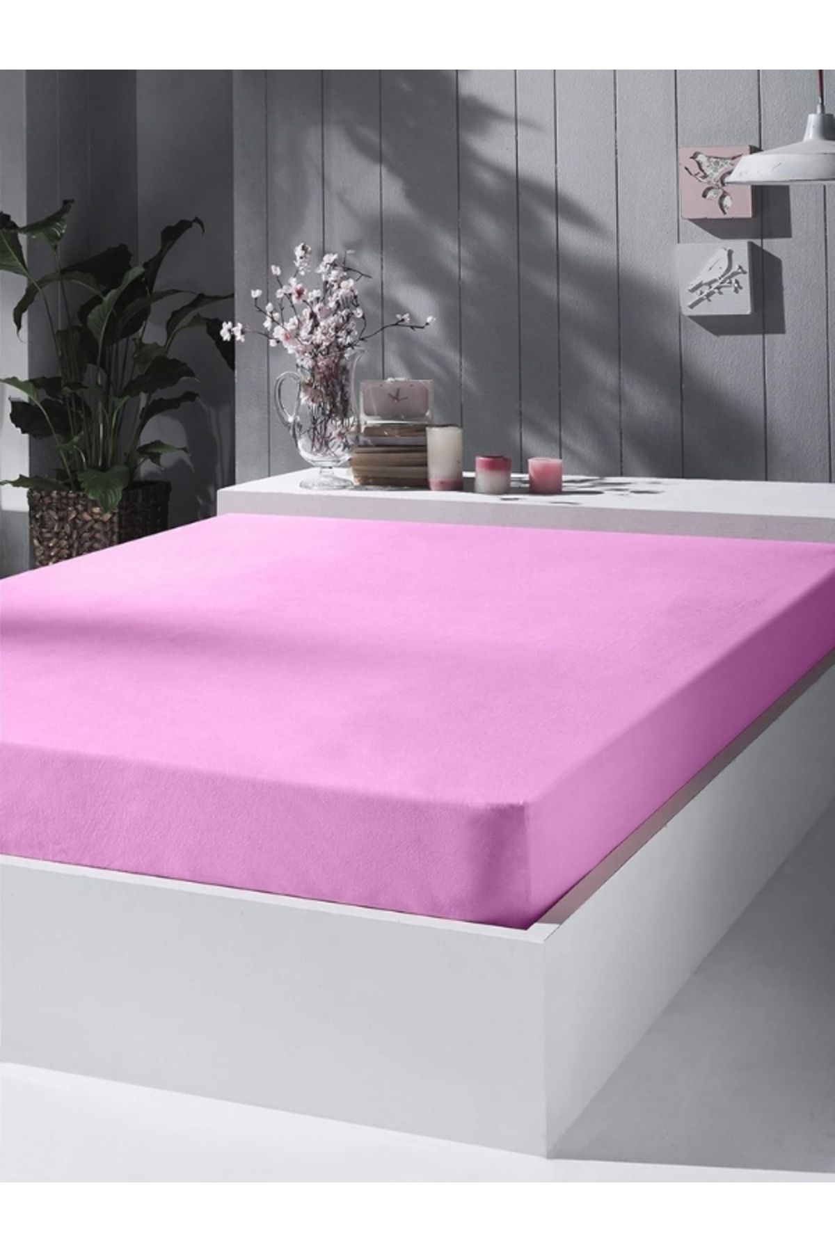 Artiva Home Collection Çift Kişilik Fitted Lastikli Çarşaf %100 Pamuklu Penye Kumaş