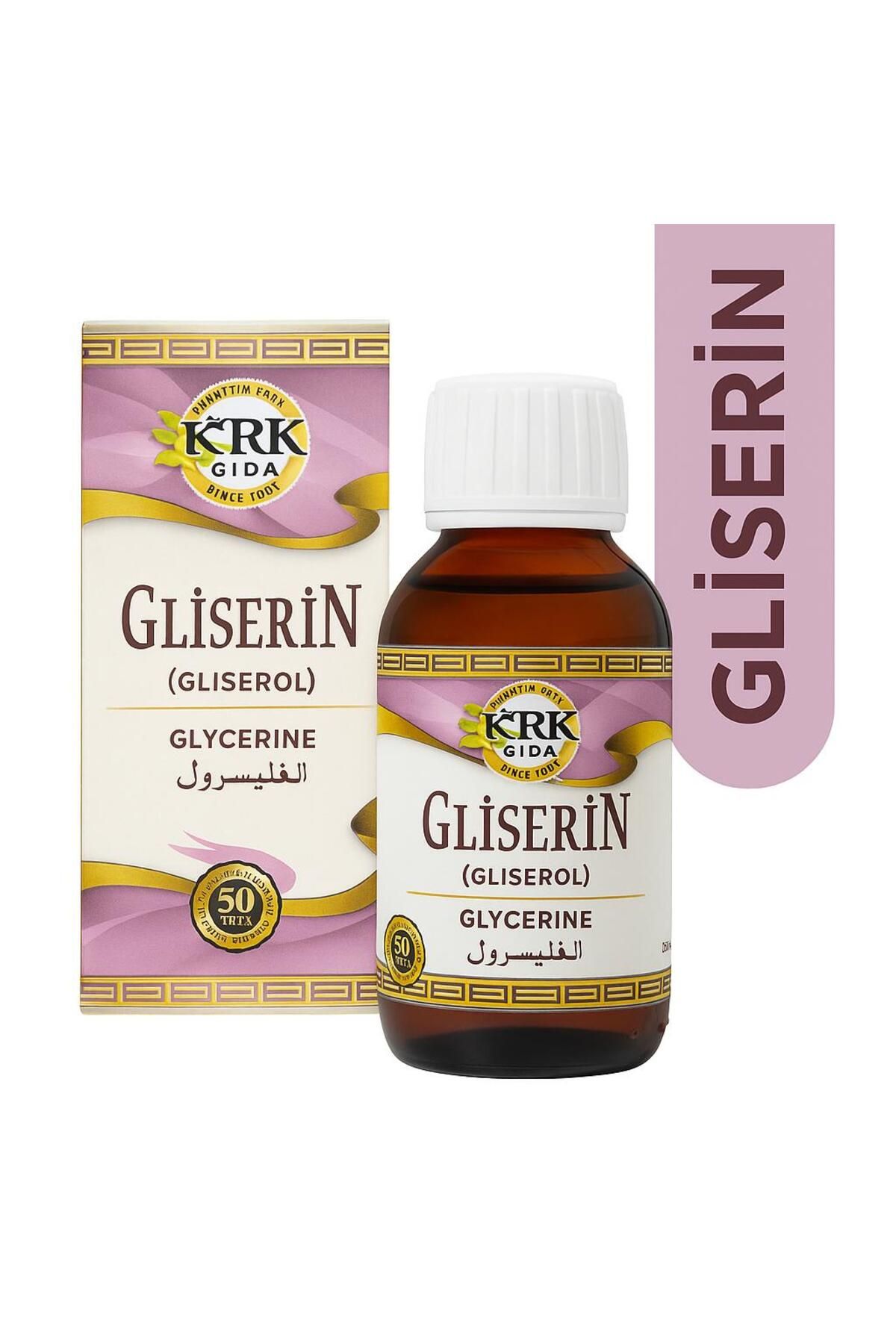 Krk Gıda Bitkisel Gliserin 50cc Bakım Yağ