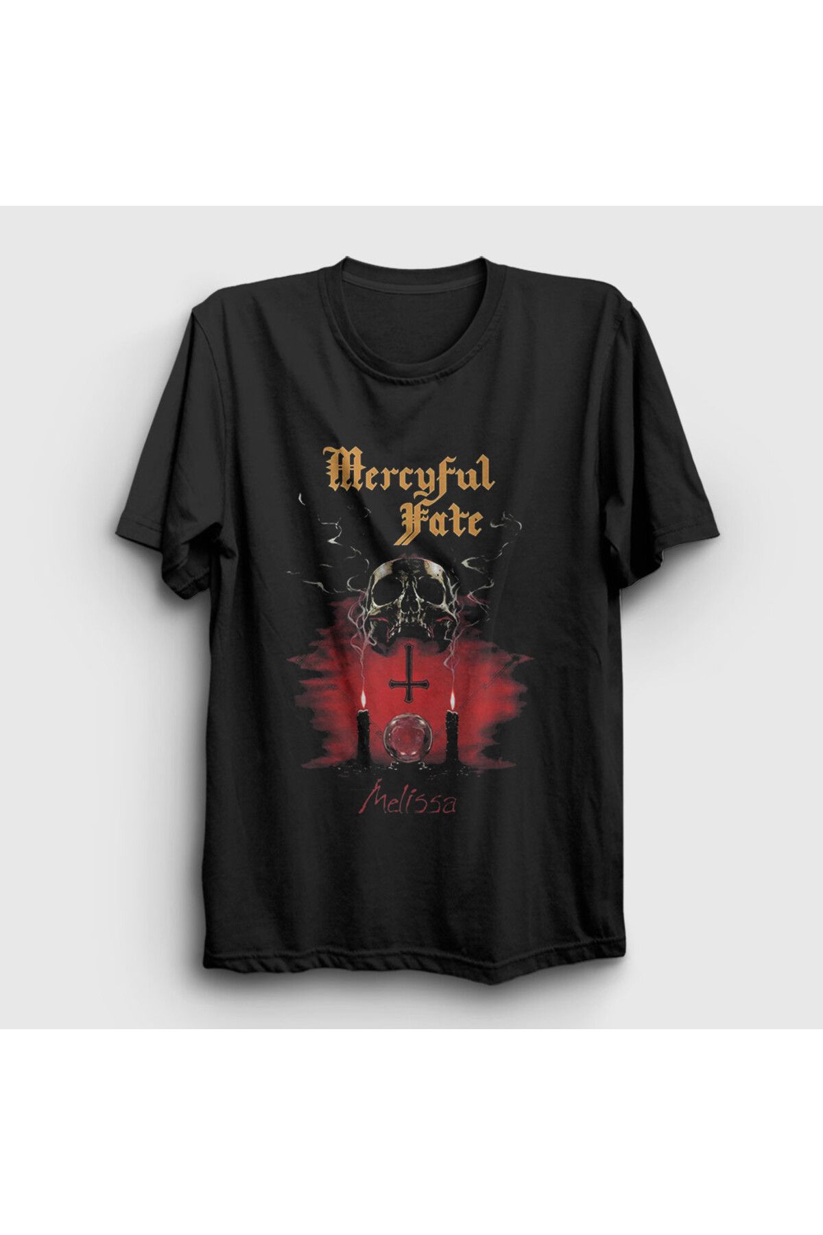 Presmono Unisex Siyah Melissa Mercyful Fate T-Shirt 550380tt