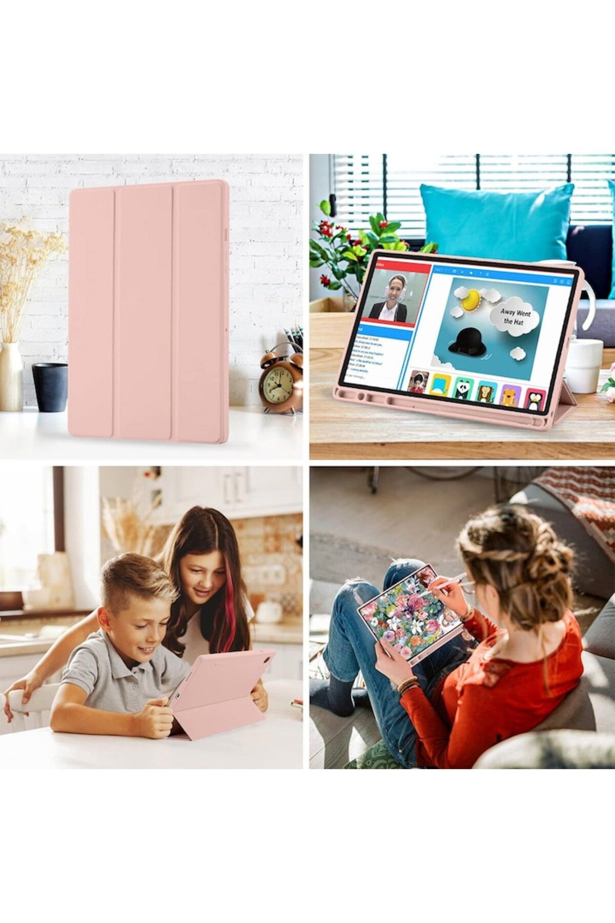 Optim Solution-FlexPro Tablet Case for Samsung Galaxy Tab S10 Plus, Full Protection, Stand Function, C-Shaped Holder 3
