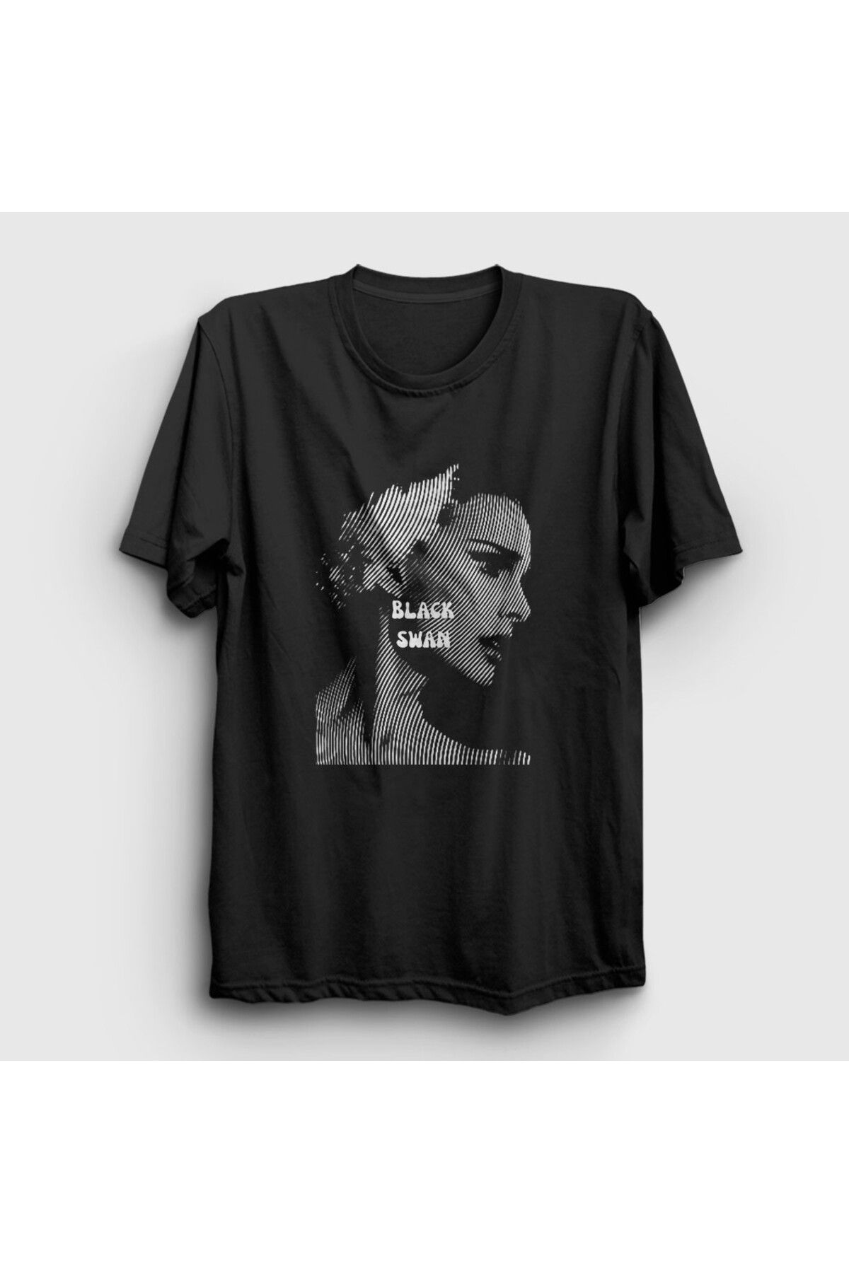 Presmono Unisex Siyah Nina Black Swan Bale Balerin T-Shirt 550453tt