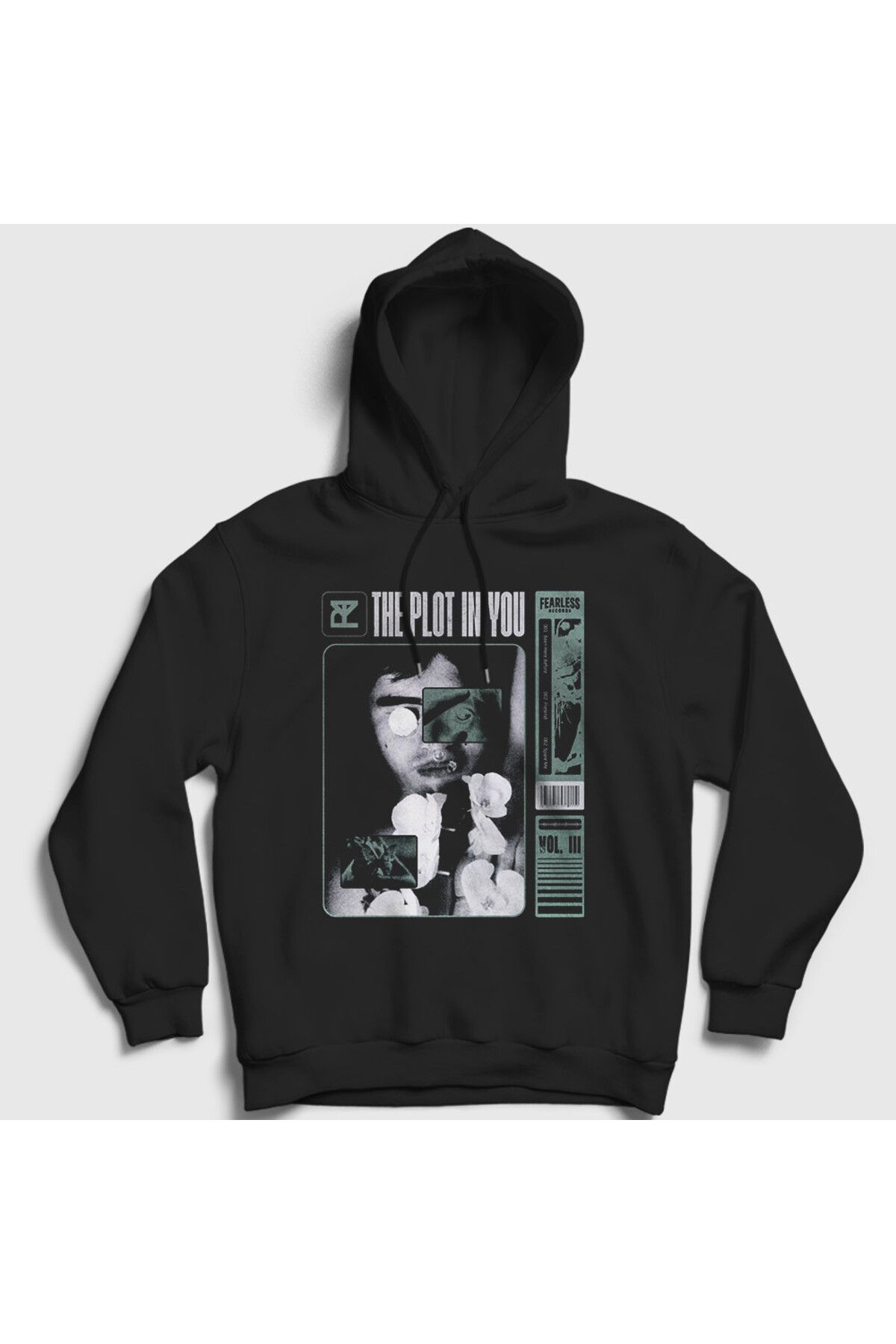 Presmono Unisex Siyah Vol 3 The Plot In You Kapüşonlu Sweatshirt 552081tt