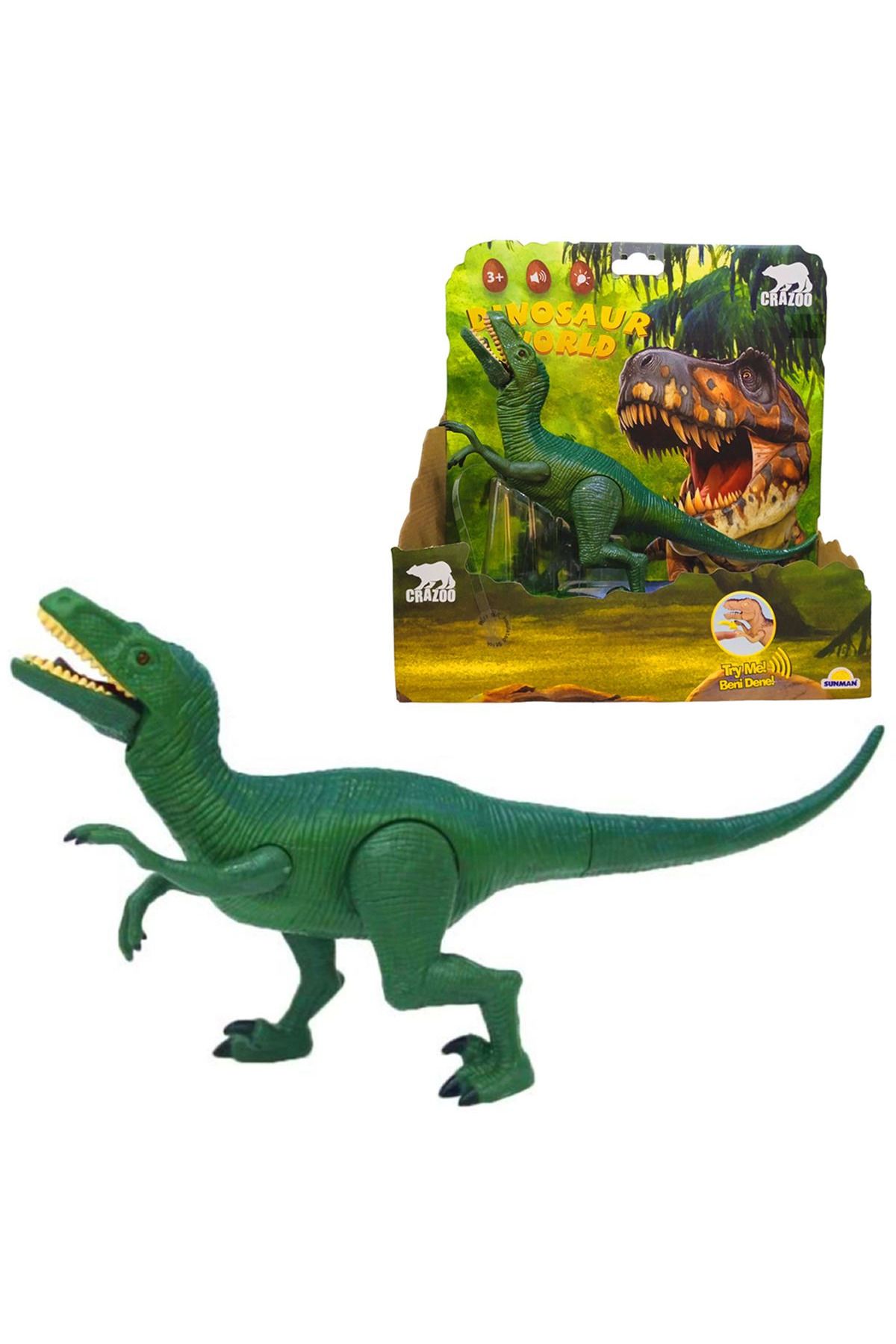 Art Tone SUNMAN DİNOSAUR WORLD 6171 DİNOZOR DÜNYASI SESLİ IŞIKLI 3+