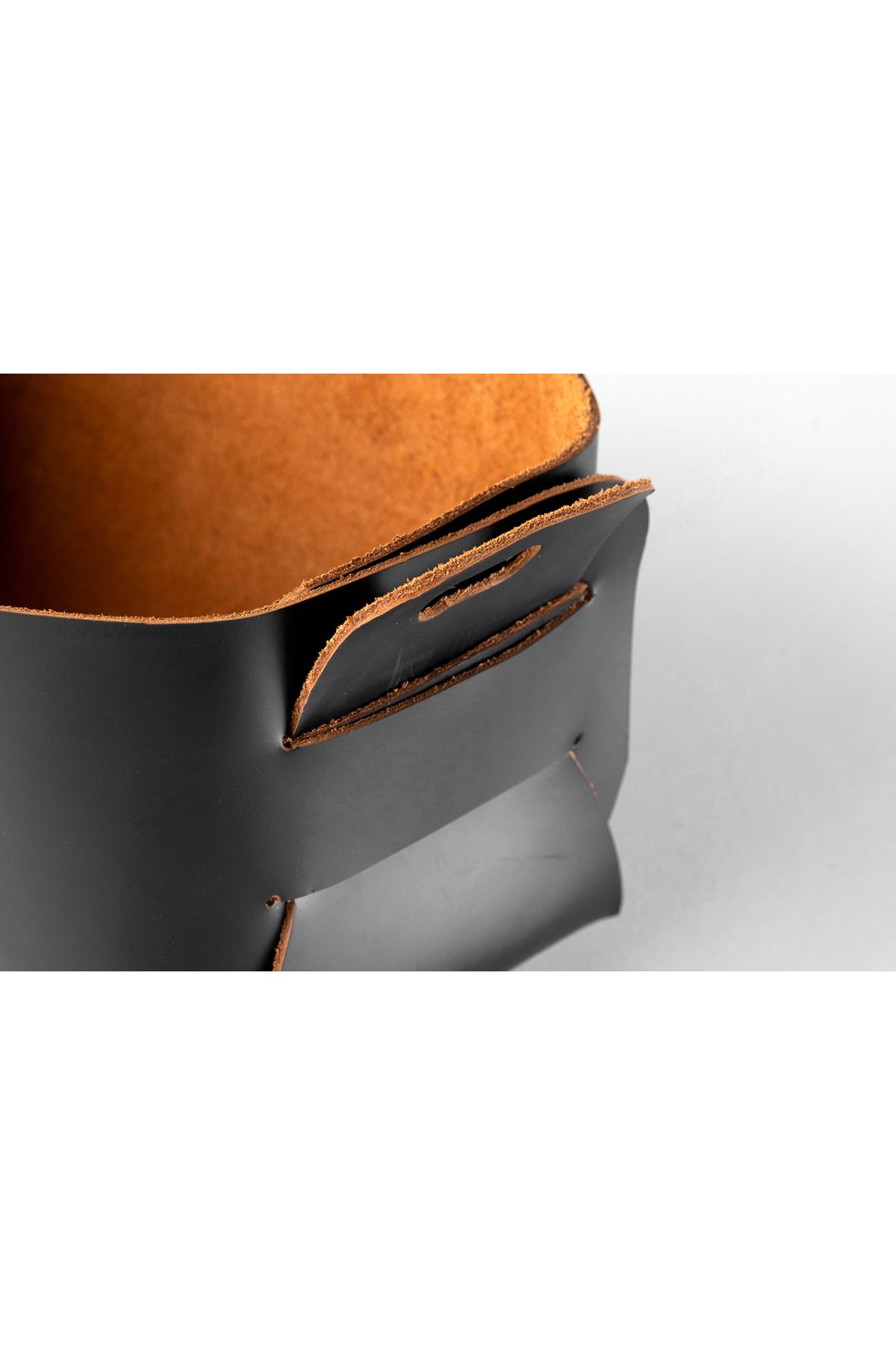 LWA Leather Deri Sepet | El Yapımı Deri Düzenleyici Kutu | Ev Dekorasyonu | Çok Amaçlı Sepet | Kutu Düzenleyici