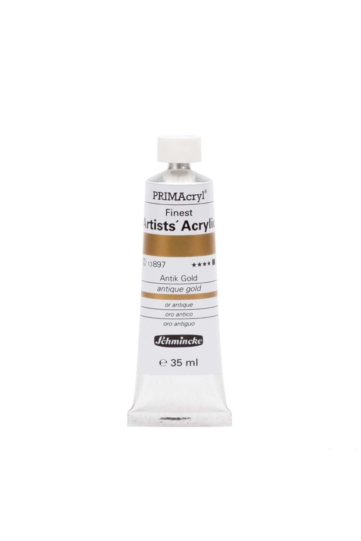 Schmincke Primacryl Artist Akrilik Boya 35 ml Seri 2 897 Antique Gold