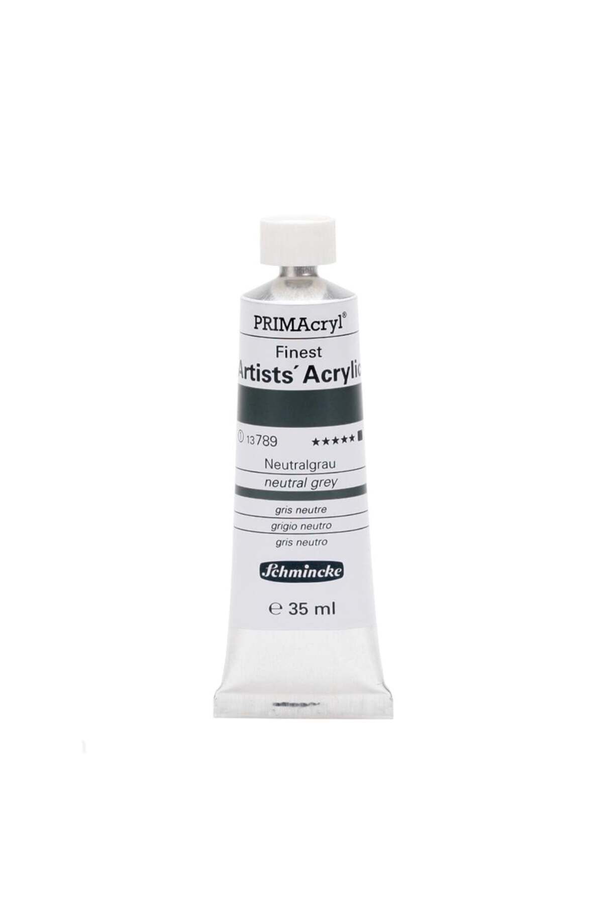 Schmincke Primacryl Artist Akrilik Boya 35 ml Seri 1 789 Neutral Grey