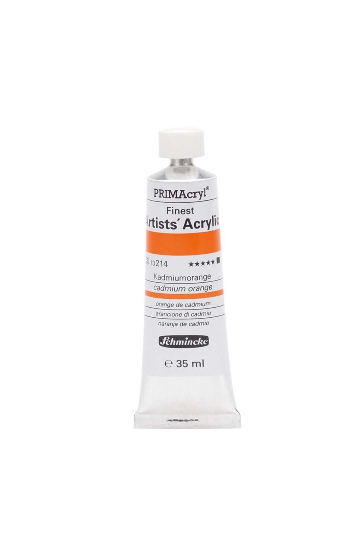 Schmincke Primacryl Artist Akrilik Boya 35 ml Seri 3 214 Cadmium Orange