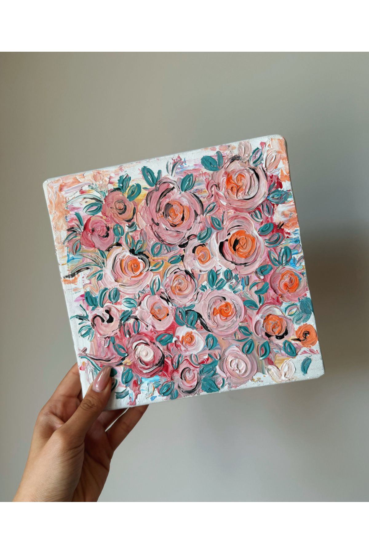STUDIO SOI CANDLE&MORE 20x20 el boyaması tablo