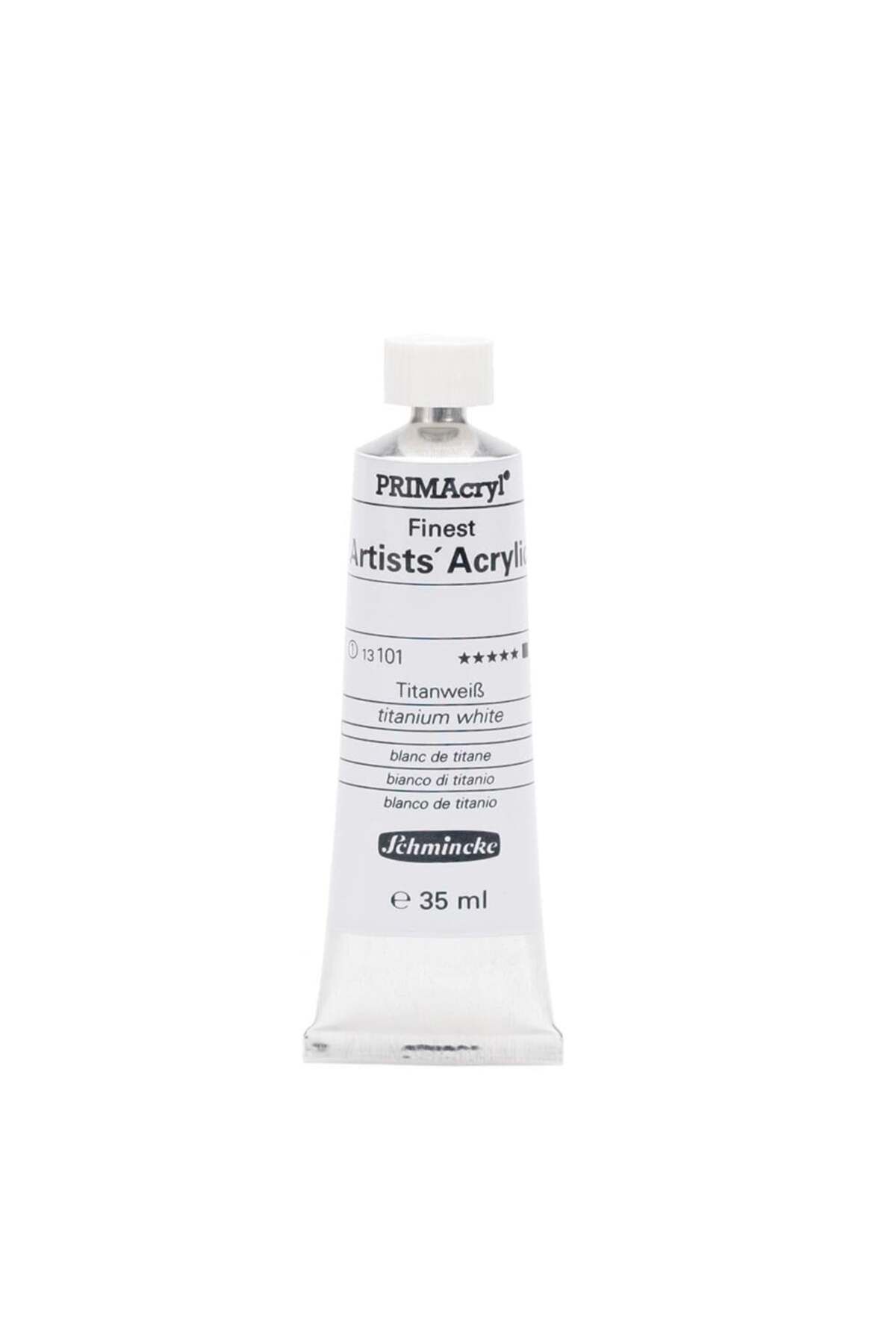 Schmincke Primacryl Artist Akrilik Boya 35 ml Seri 1 101 Titanium White