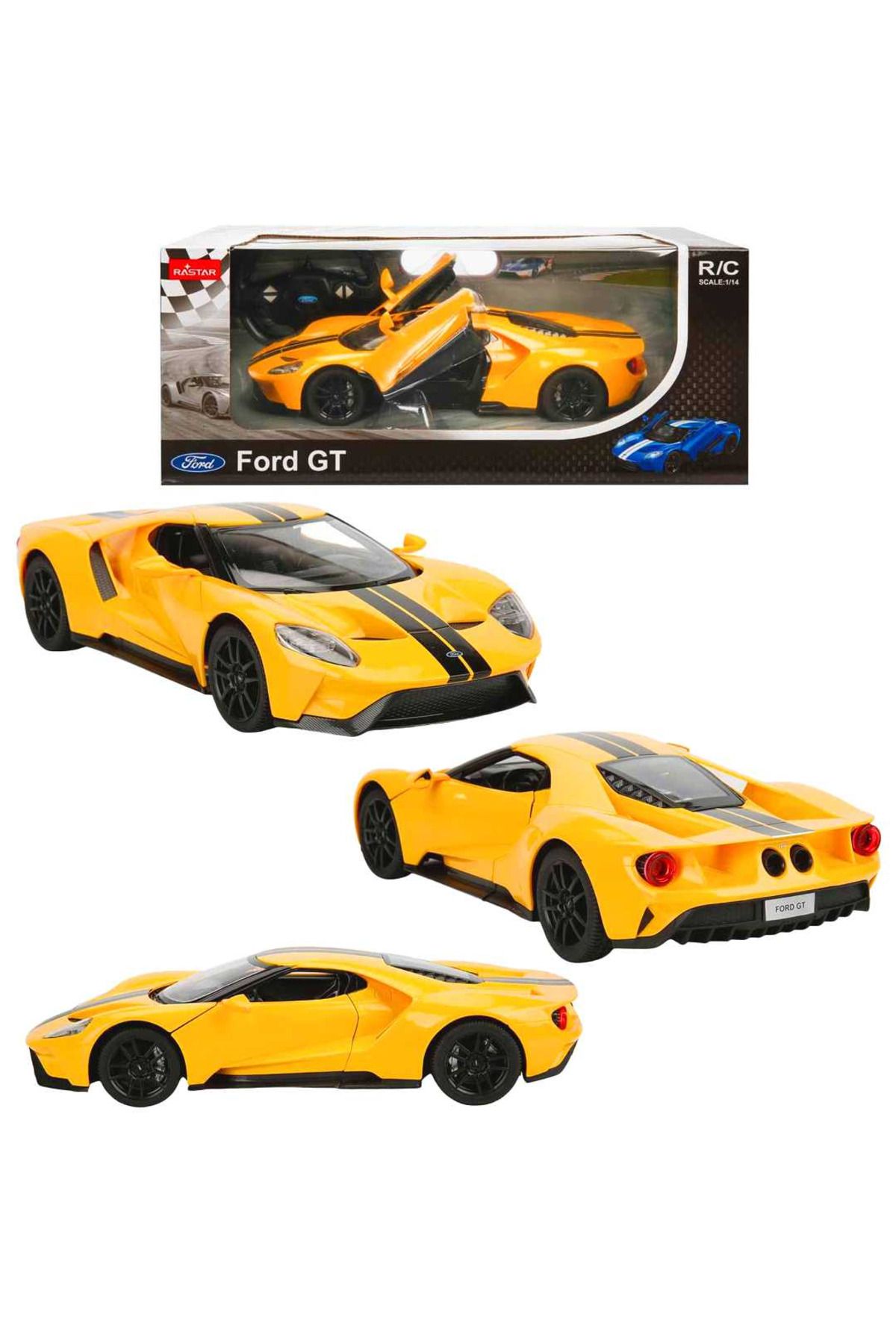 Art Tone SUNMAN RASTAR KUMANDALI ARABA 78100 FORD GT AÇILIR KAPI F/F R/C 2.4GHZ 1:14 IŞIKLI 6+