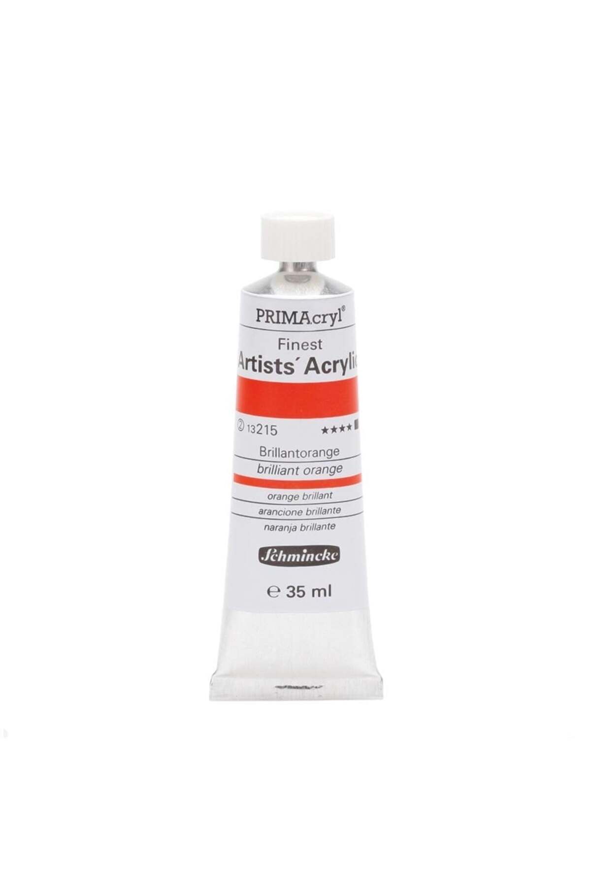 Schmincke Primacryl Artist Akrilik Boya 35 ml Seri 2 215 Brilliant Orange