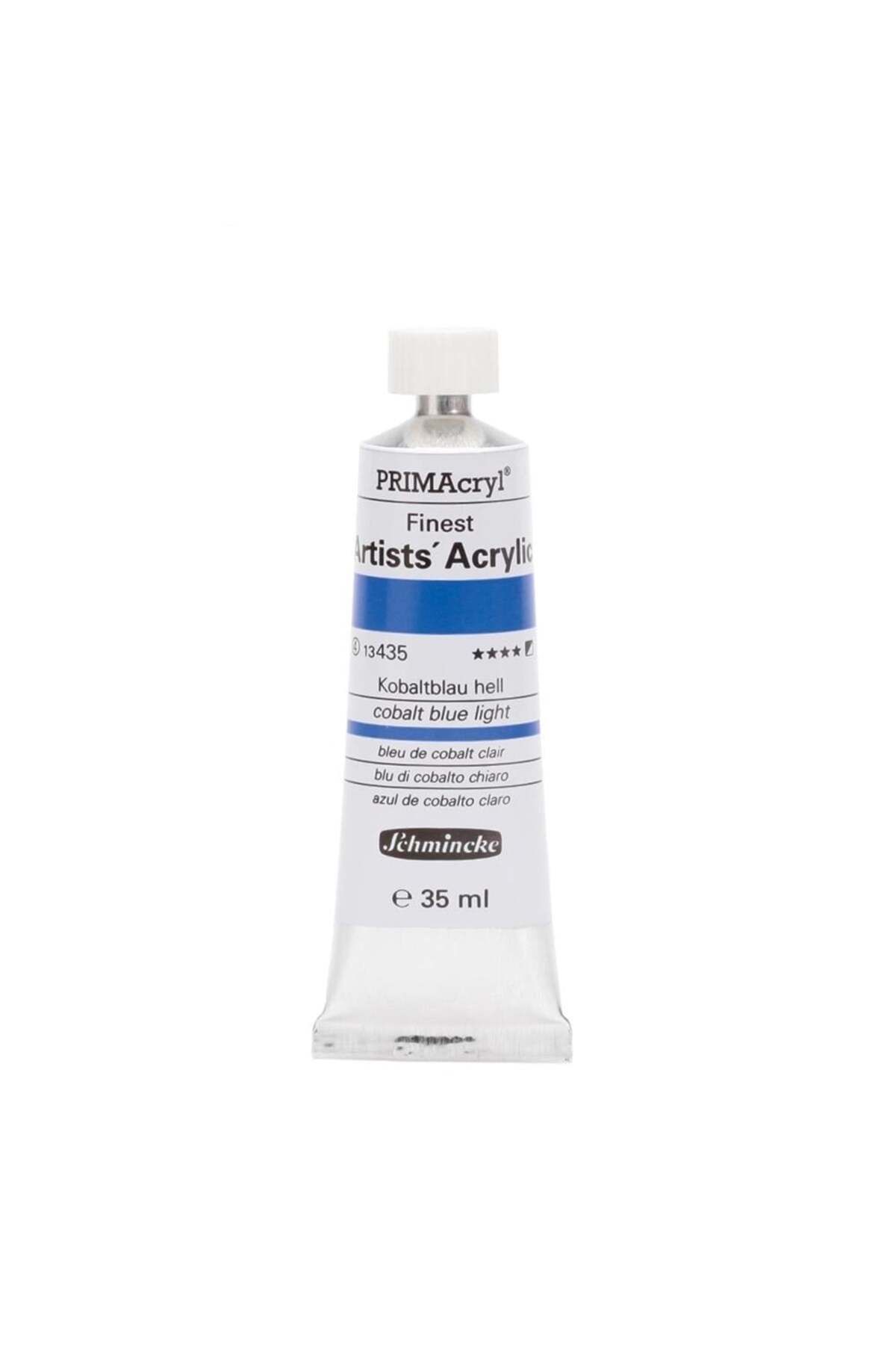 Schmincke Primacryl Artist Akrilik Boya 35 ml Seri 4 435 Cobalt Blue Light
