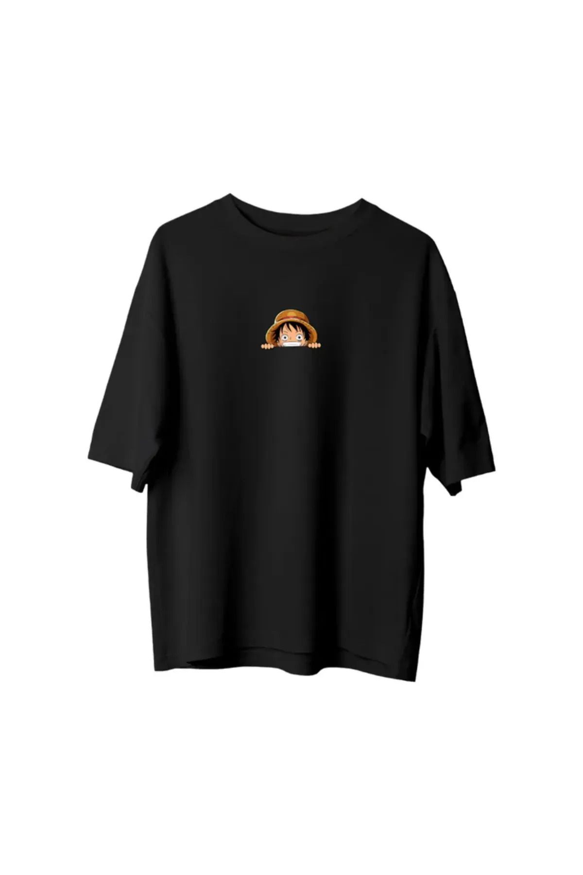 Koklonmoda Unisex Mini Anime Baskılı Oversize T-Shirt