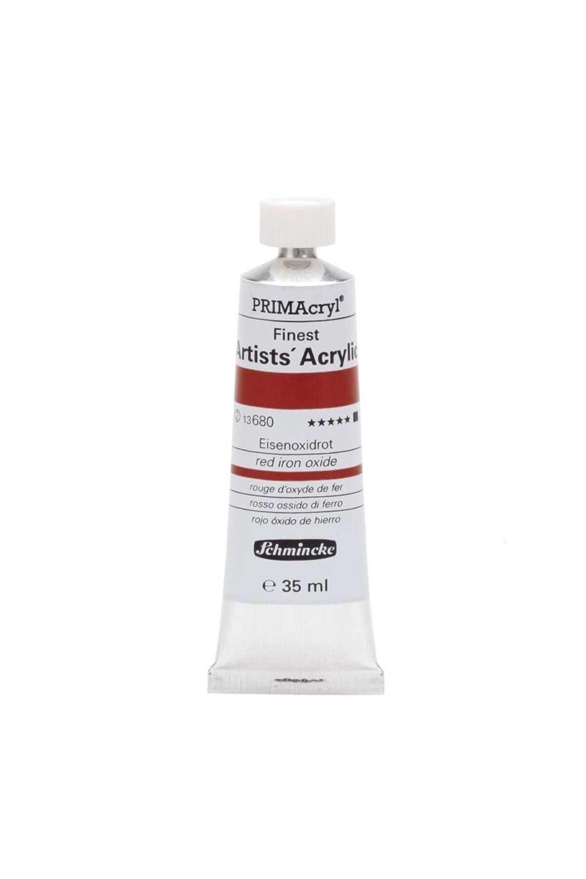 Schmincke Primacryl Artist Akrilik Boya 35 ml Seri 2 680 Red Iron Oxide