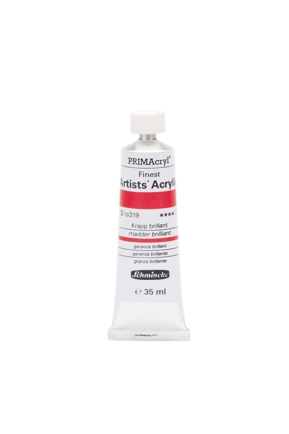 Schmincke Primacryl Artist Akrilik Boya 35 ml Seri 2 319 Madder Brilliant
