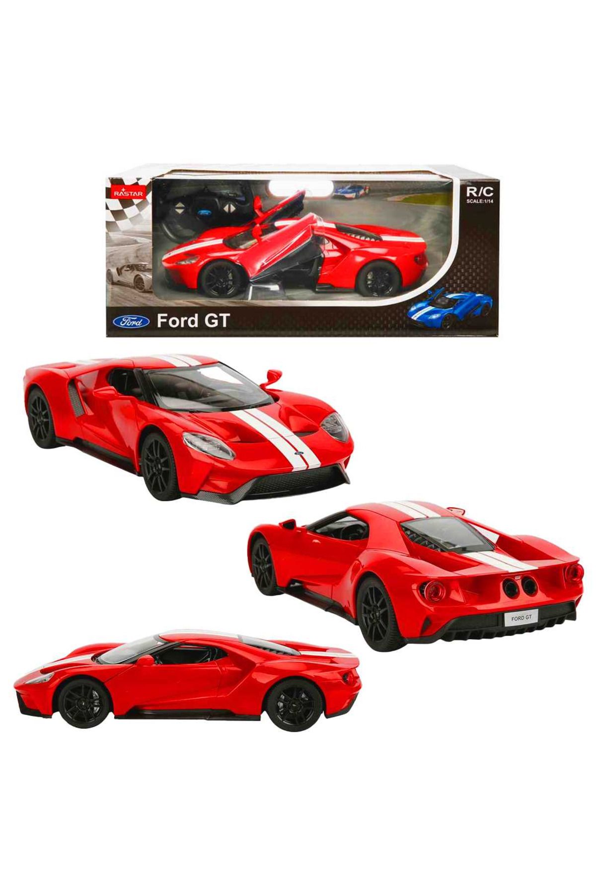 Art Tone SUNMAN RASTAR KUMANDALI ARABA 78100 FORD GT AÇILIR KAPI F/F R/C 2.4GHZ 1:14 IŞIKLI 6+