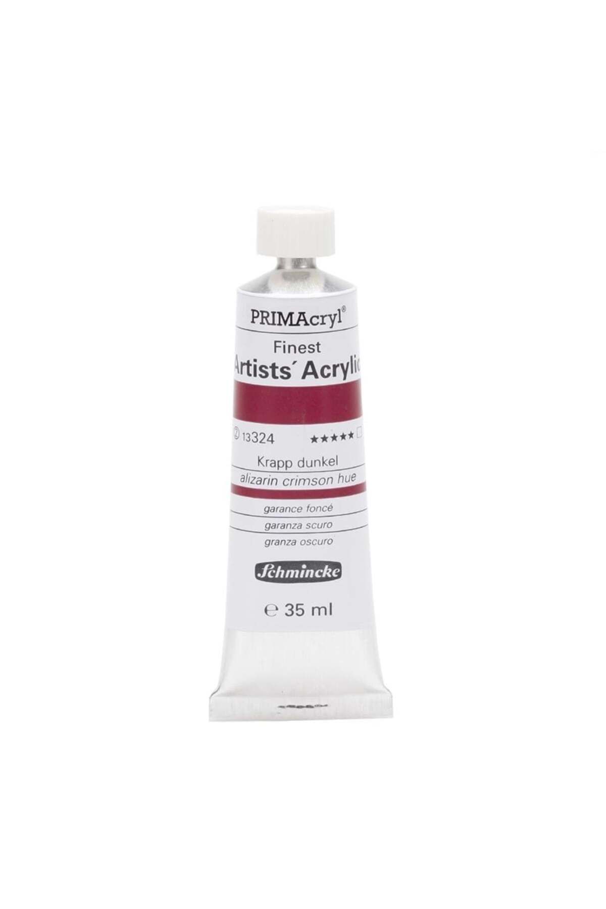 Schmincke Primacryl Artist Akrilik Boya 35 ml Seri 2 324 Alizarine Crimson Hue