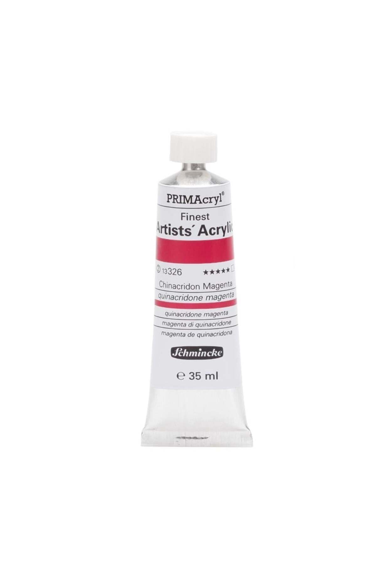 Schmincke Primacryl Artist Akrilik Boya 35 ml Seri 2 326 Quinacridone Magenta