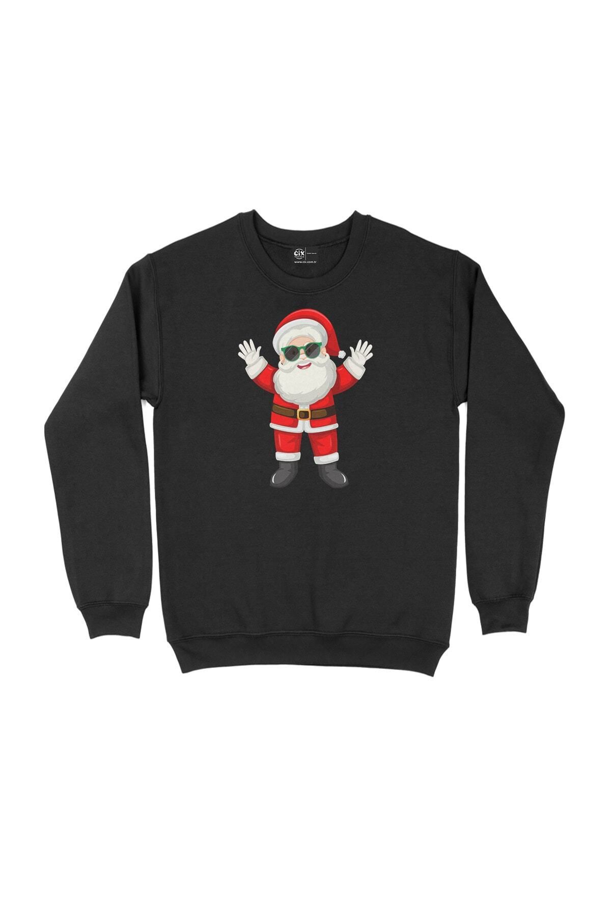 Pisa Art Mutlu Santa Claus Yılbaşı Sweatshirt