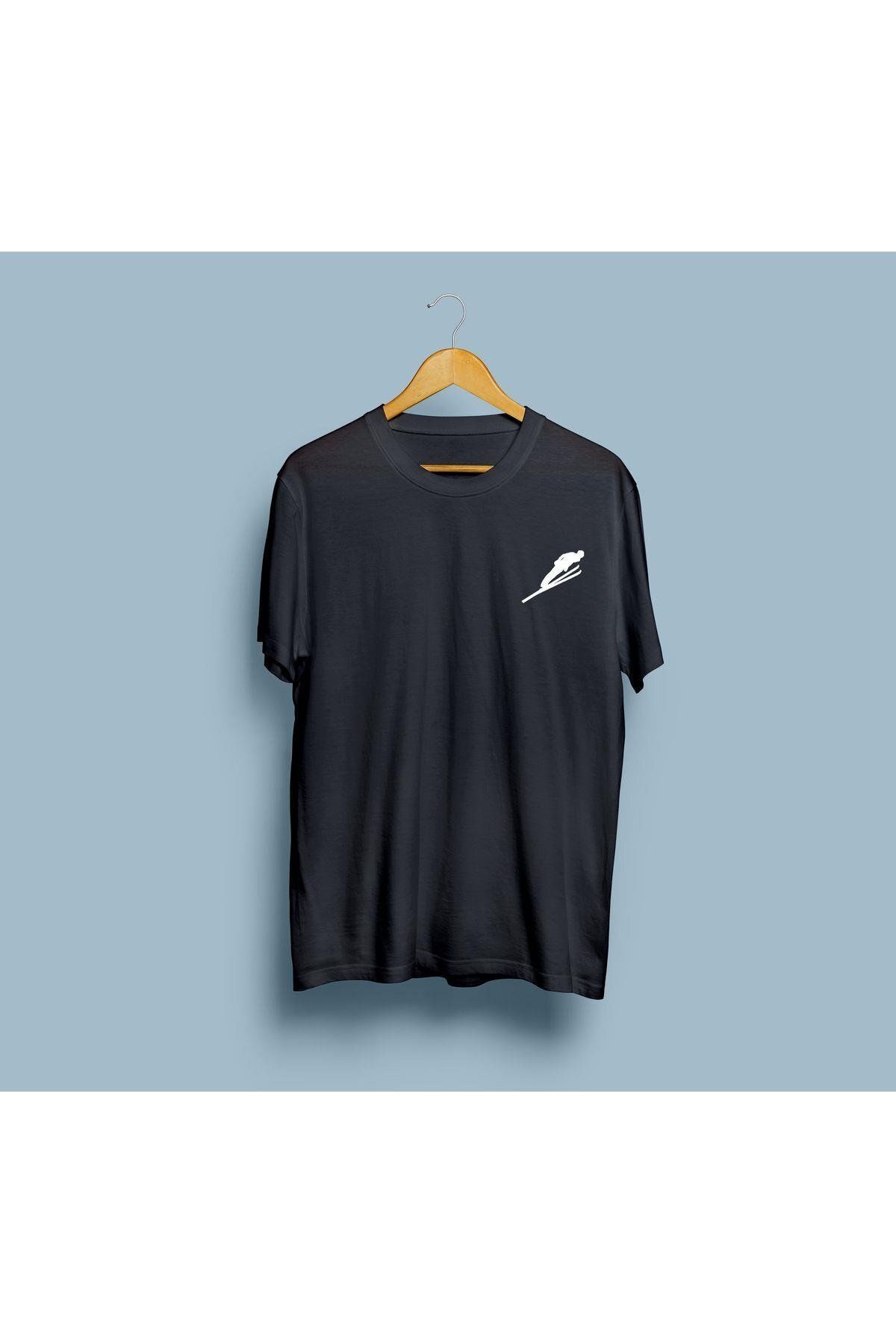 bahriyeli.jpeg Oversize Olimpiyat Oyunları Kayaklı Atlama Logolu unisex T-shirt