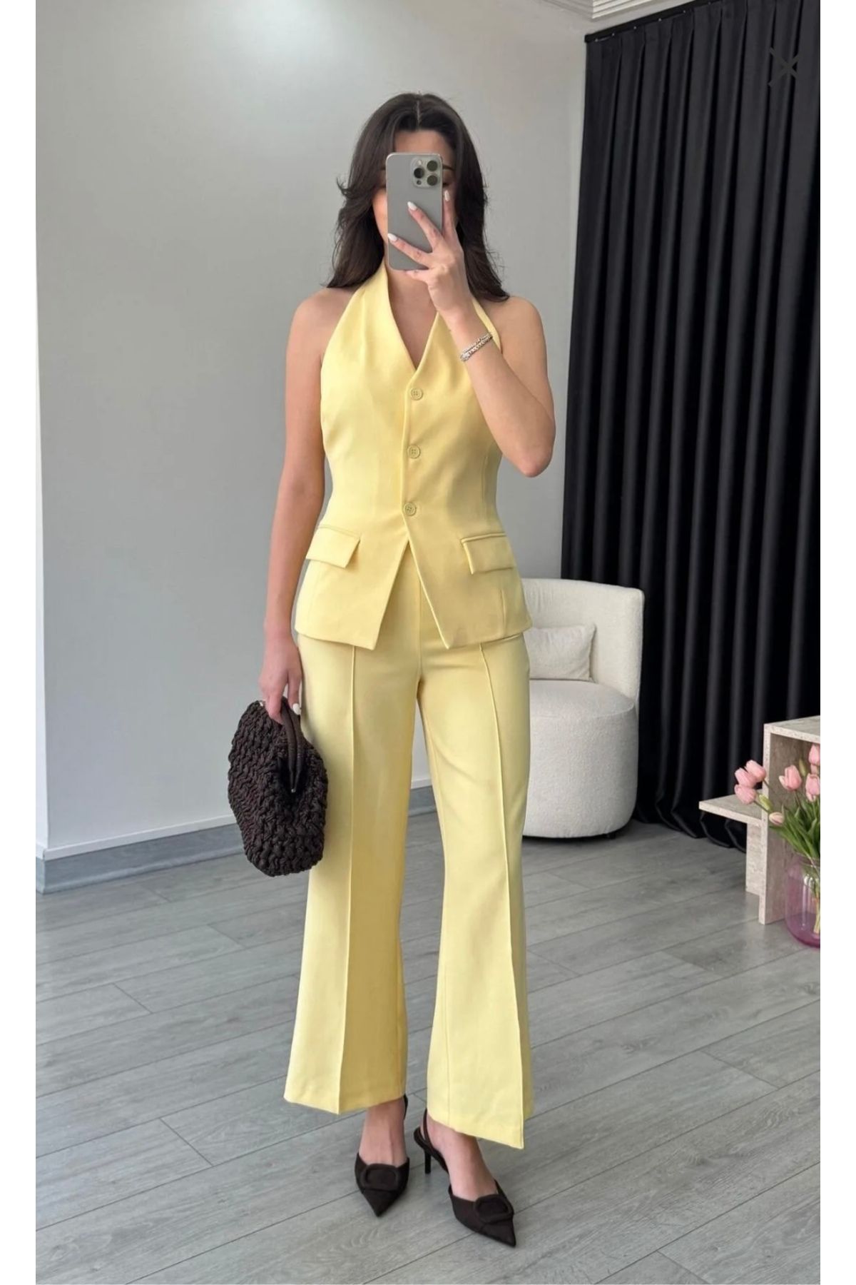 Lotus Leila Yelek - Pantolon İkili Takım